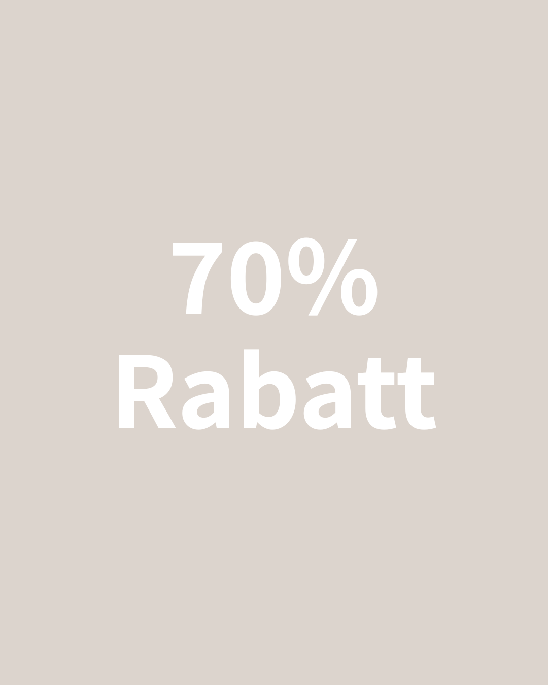 70% RABATT