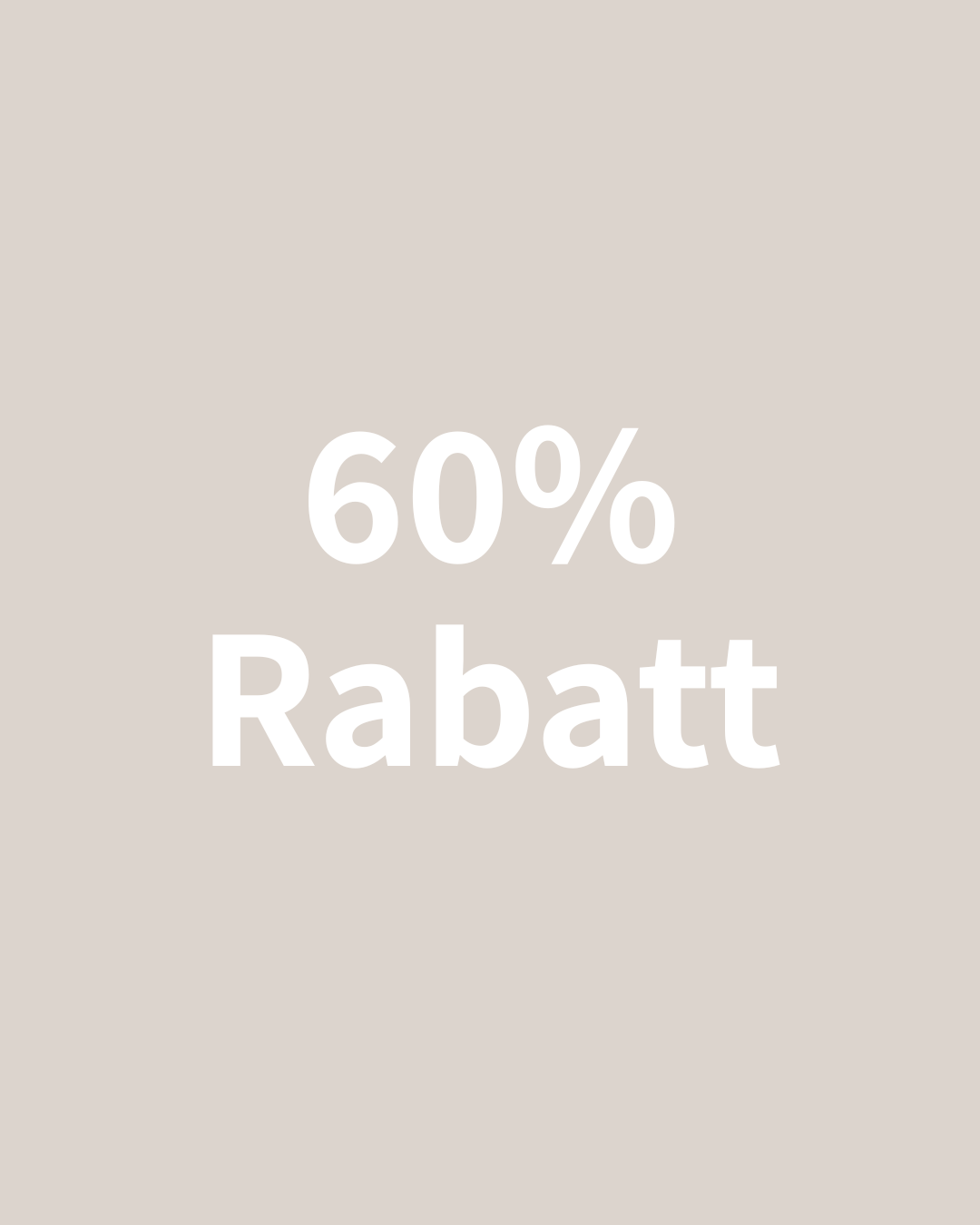 60% RABATT