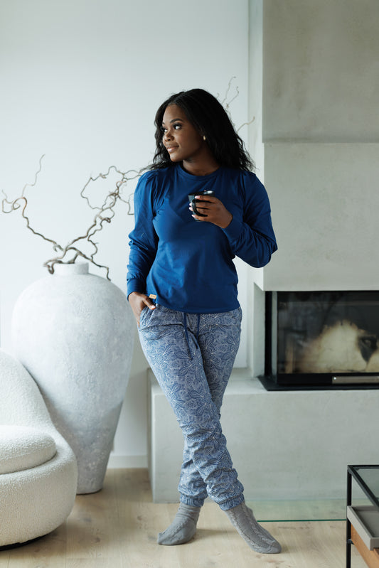 Comfort Pysj - Dame - Estate Blue