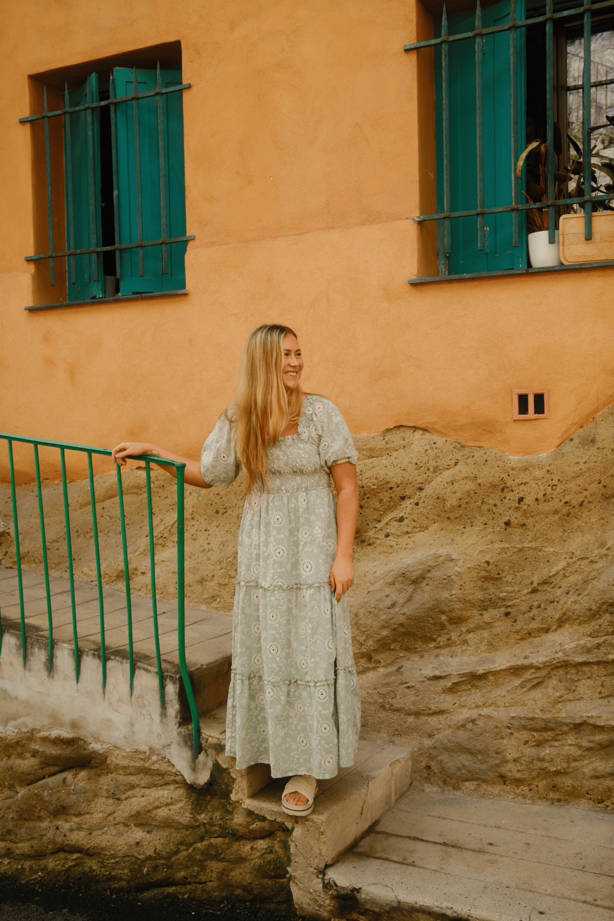 By Lien Breeze Maxi Kjole - Frosty Green