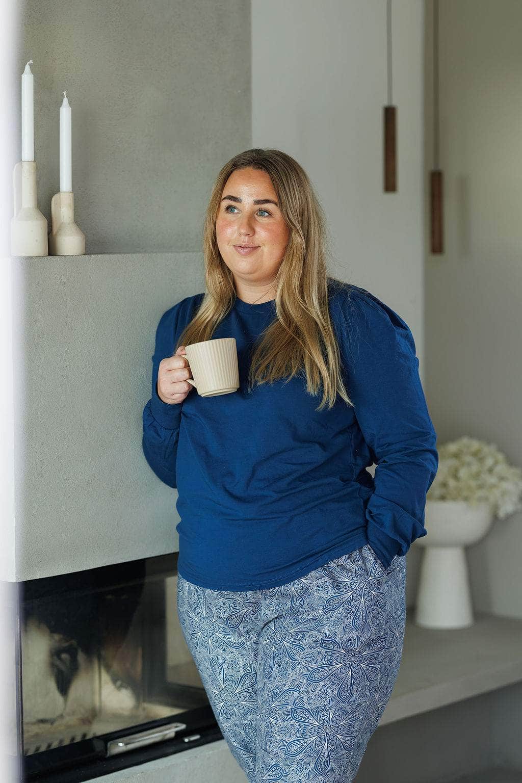 By Lien Comfort Pysj - Dame - Estate Blue