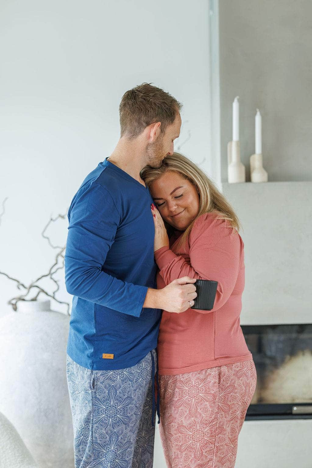 By Lien Comfort Pysj - Herre - Estate Blue