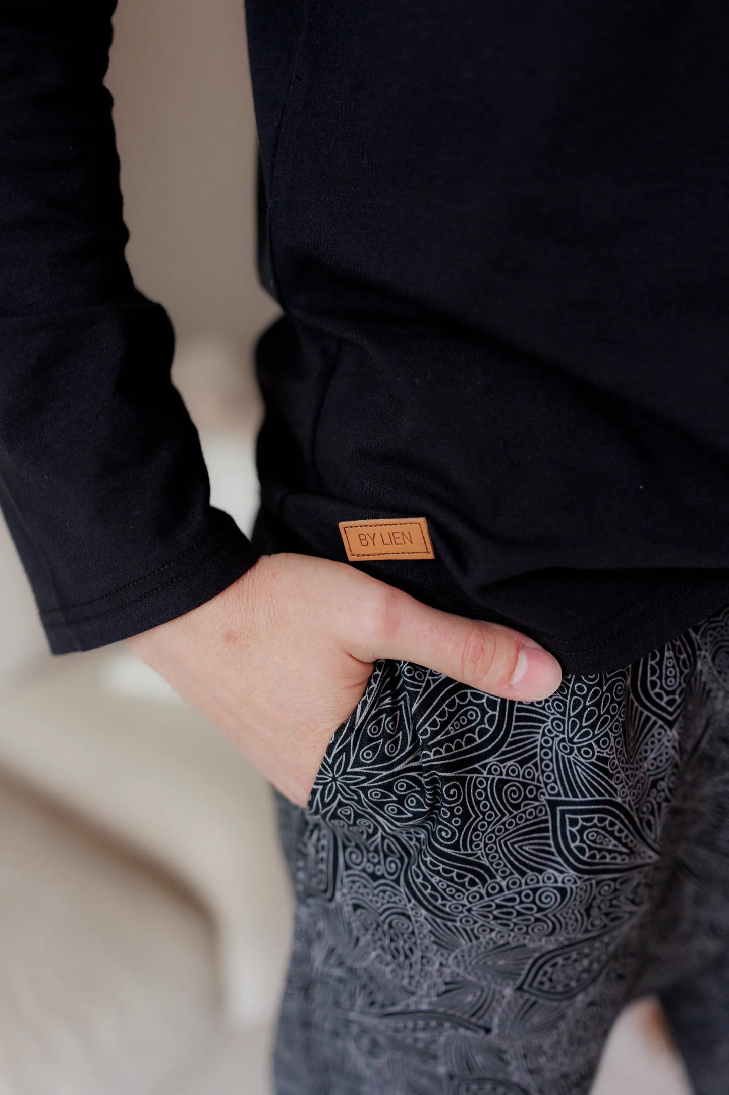 By Lien Comfort Pysjamas Herre - Black Onyx