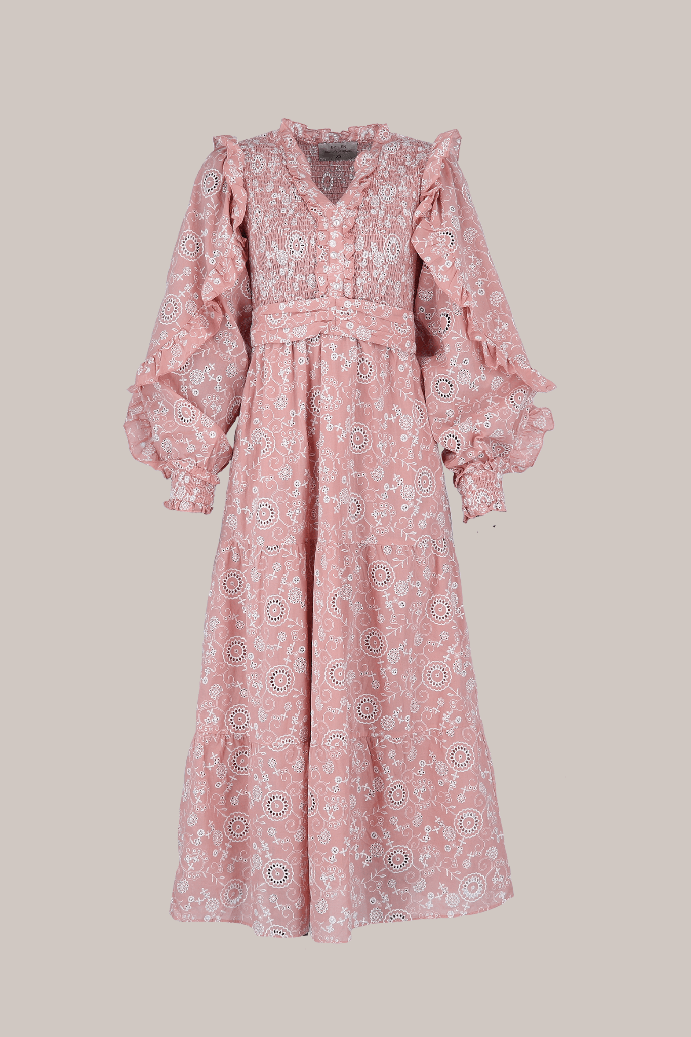 By Lien Riviera Maxi Kjole - Cameo Brown