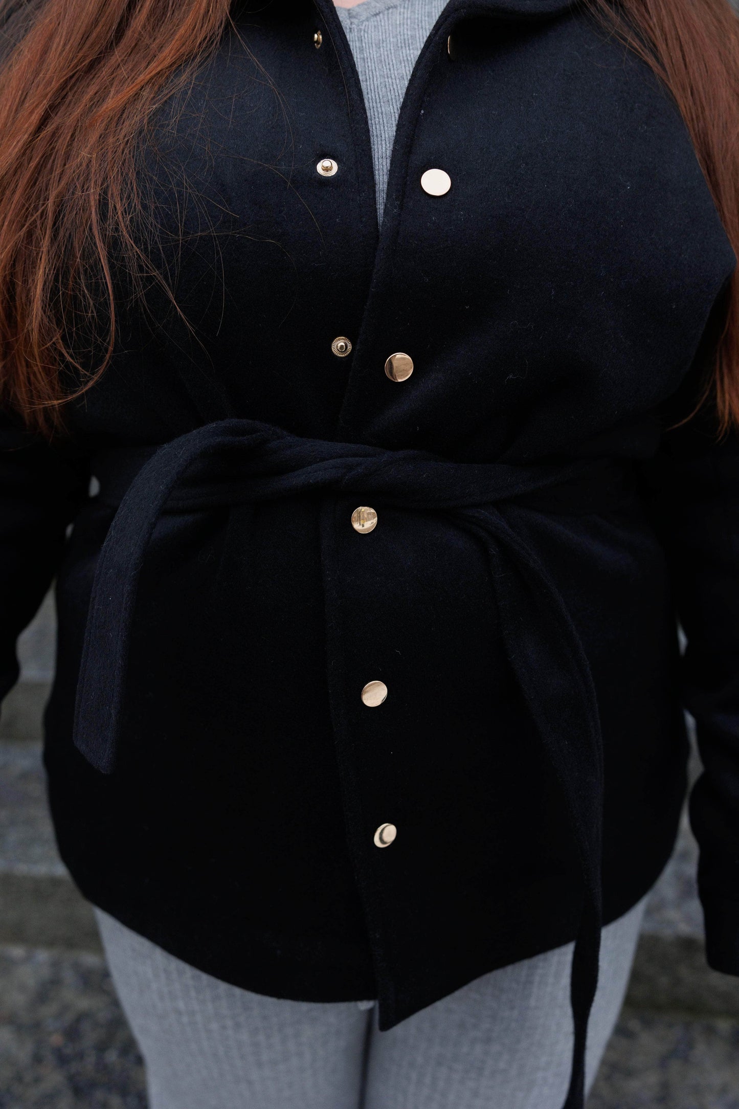 By Lien Wooly Jacket - Black Beauty