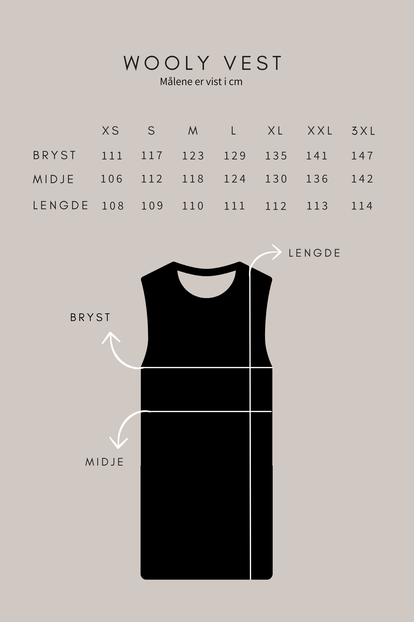 By Lien Wooly Vest - Black Beauty