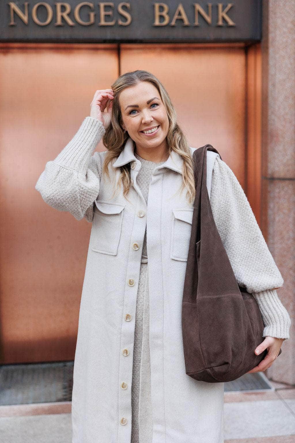 By Lien Wooly Vest - French Oak