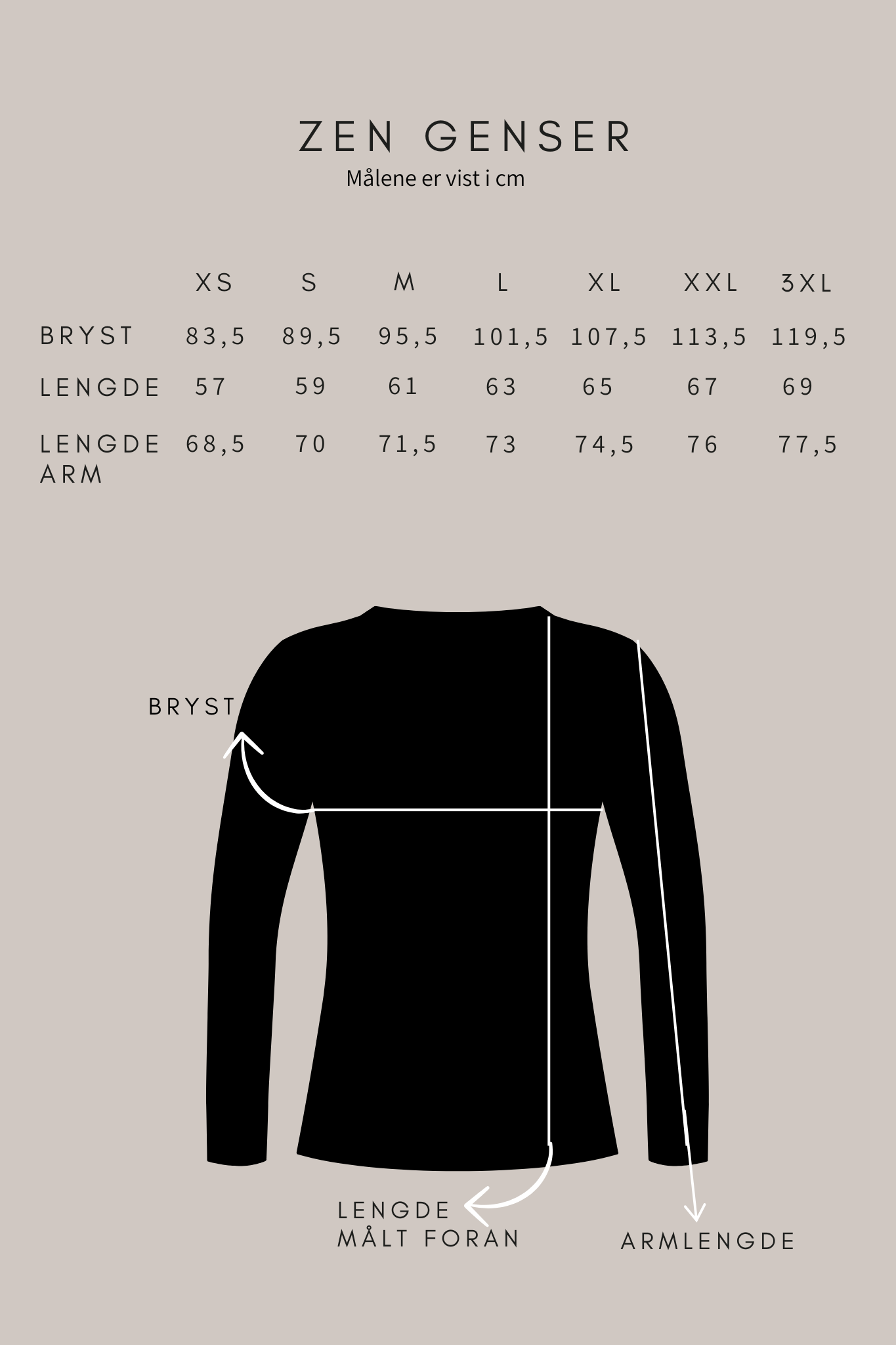 By Lien ZEN - Treningsgenser - Black Onyx