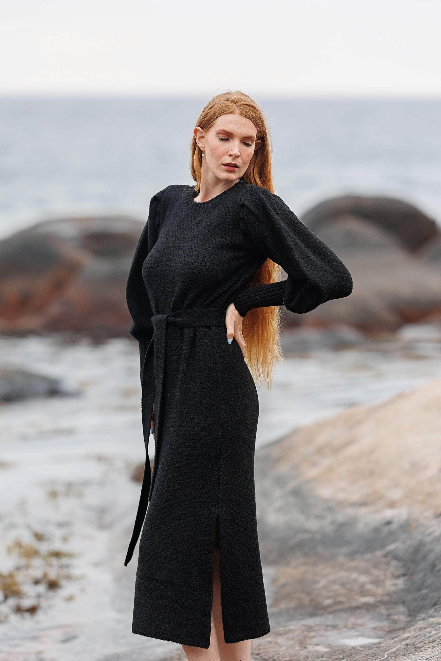 ByLien-Shop Chunky Dress - Black Onyx