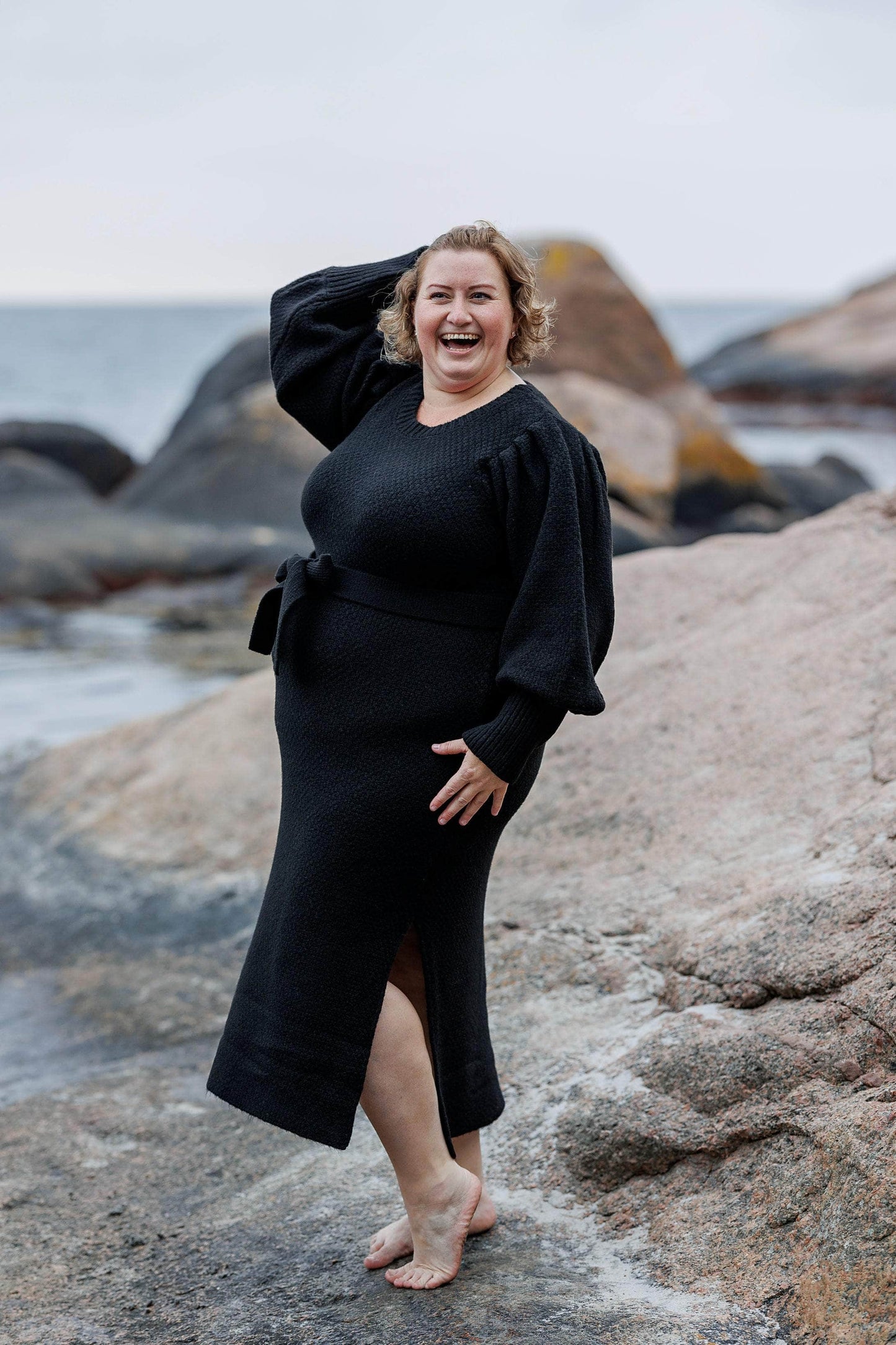 ByLien-Shop Chunky Dress - Black Onyx