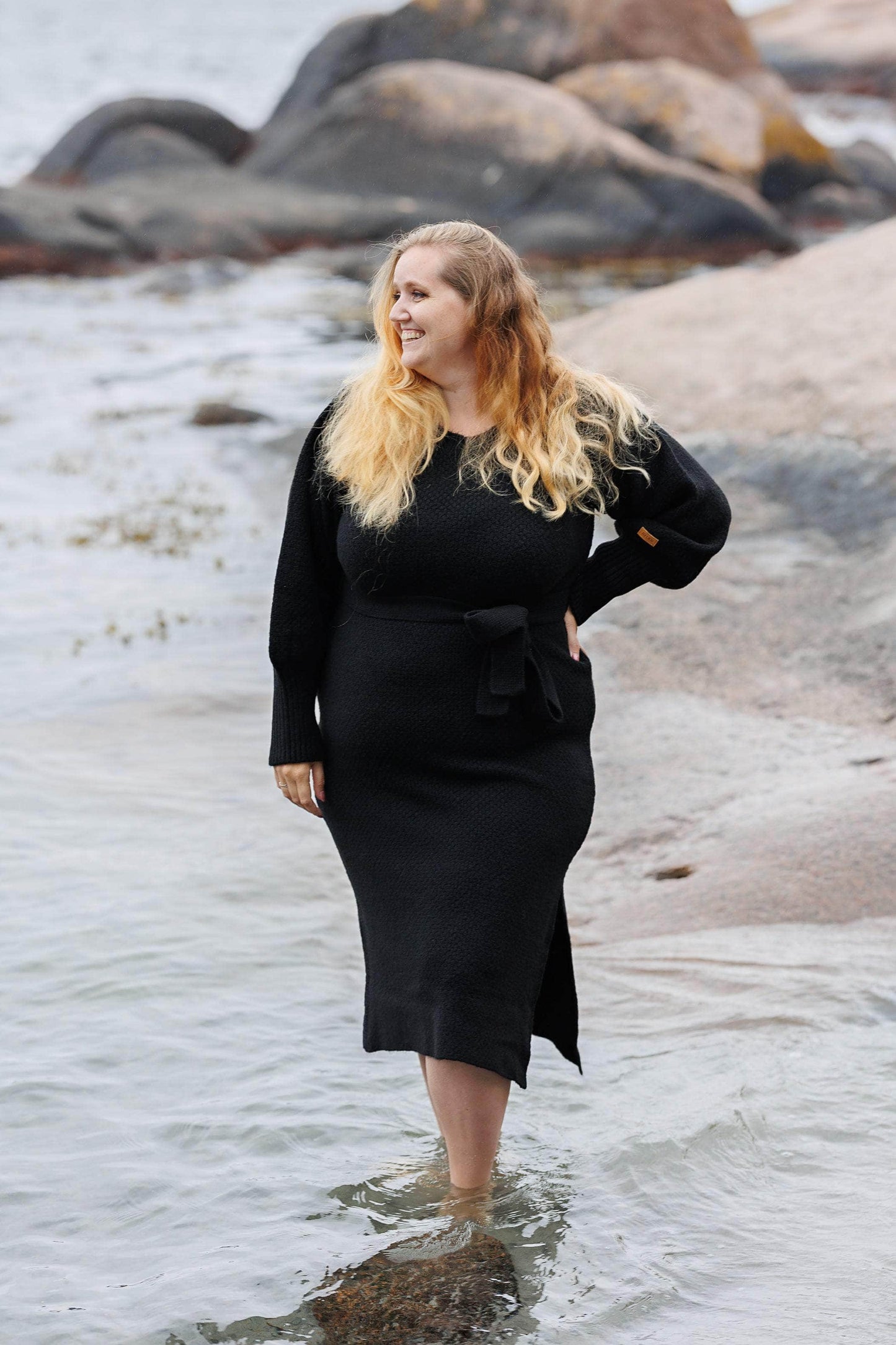 ByLien-Shop Chunky Dress - Black Onyx