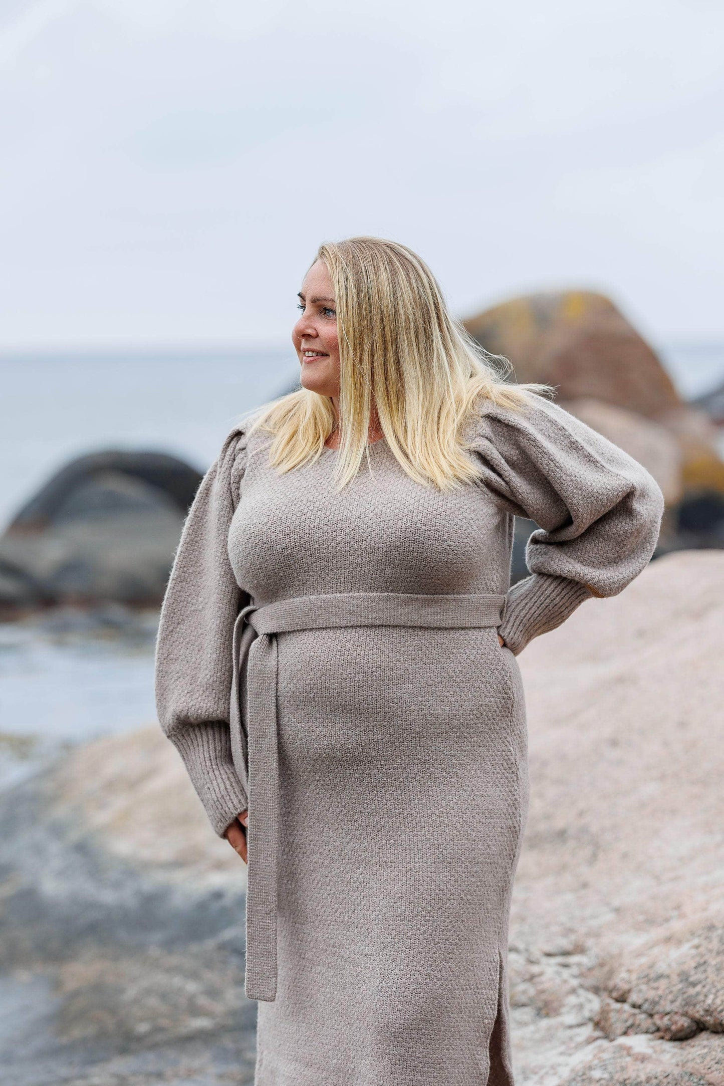 ByLien-Shop Chunky Dress - Simply Taupe