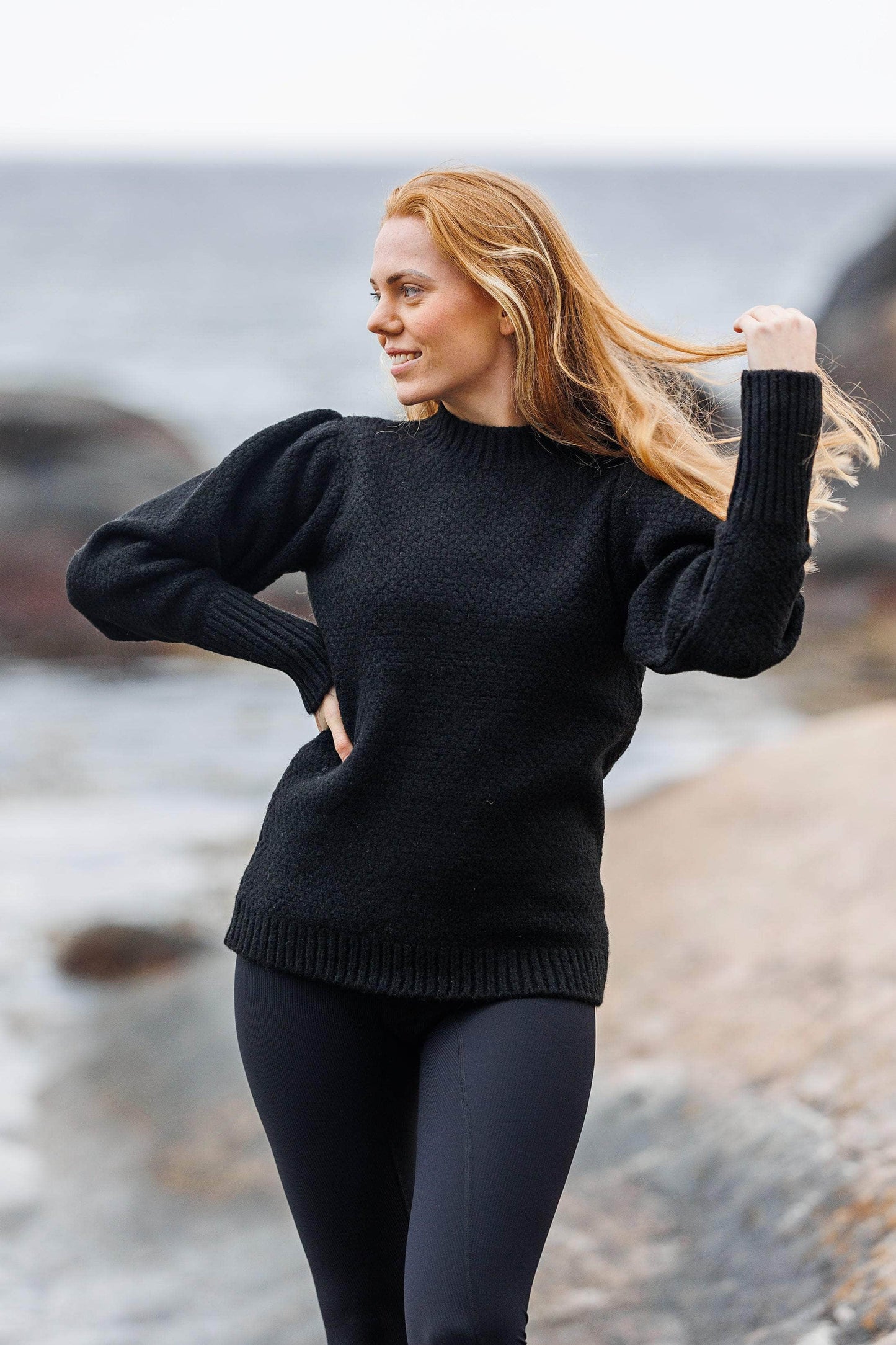 ByLien-Shop Chunky Sweater - Black Onyx