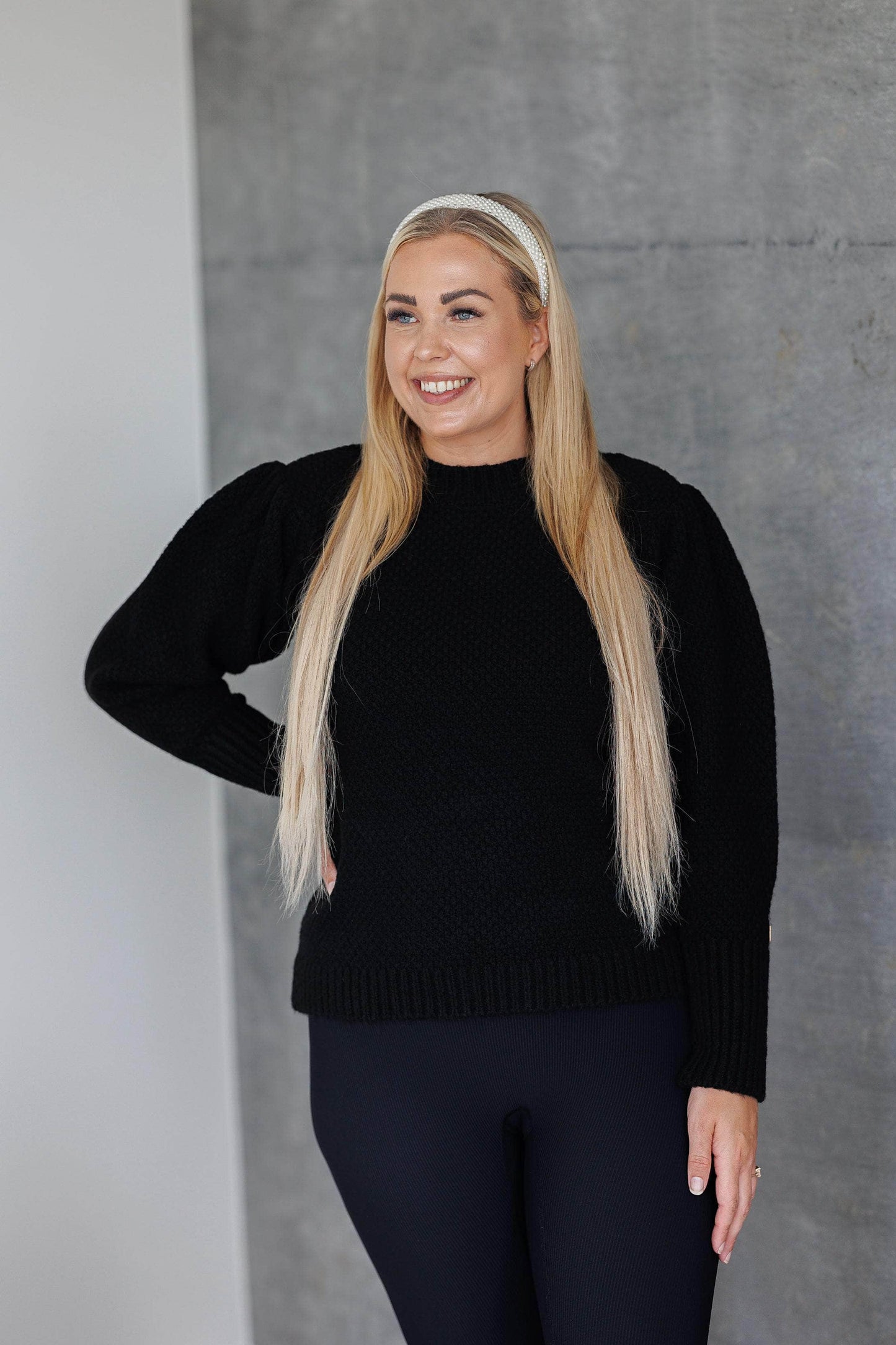 ByLien-Shop Chunky Sweater - Black Onyx