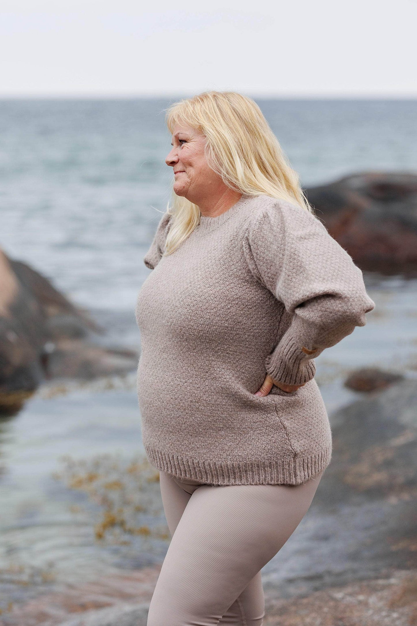 ByLien-Shop Chunky Sweater - Simply Taupe