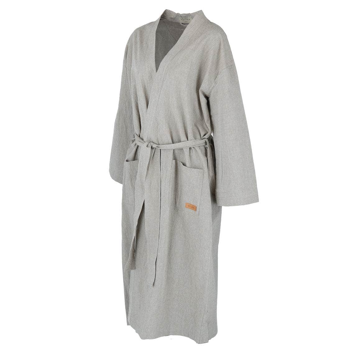 ByLien-Shop Delicate Morgenkåpe - Silver Sage
