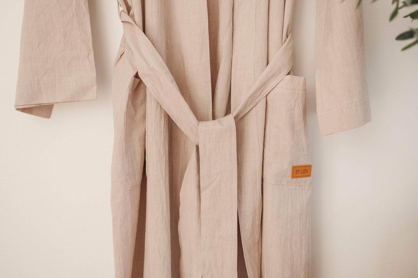 ByLien-Shop Delicate Morgenkåpe - Simply Taupe
