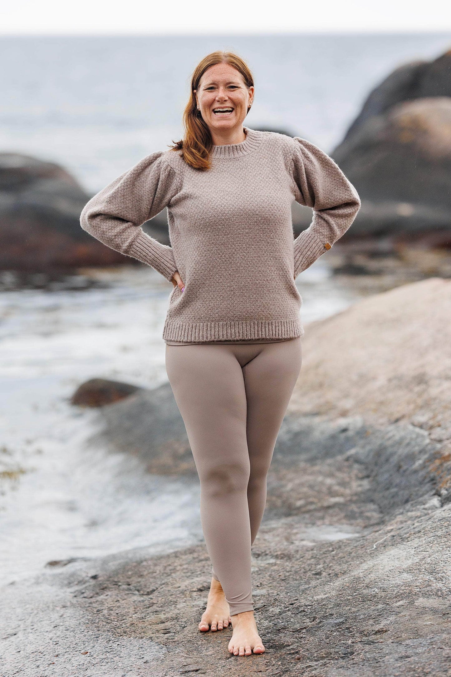 ByLien-Shop L Chunky Sweater - Simply Taupe