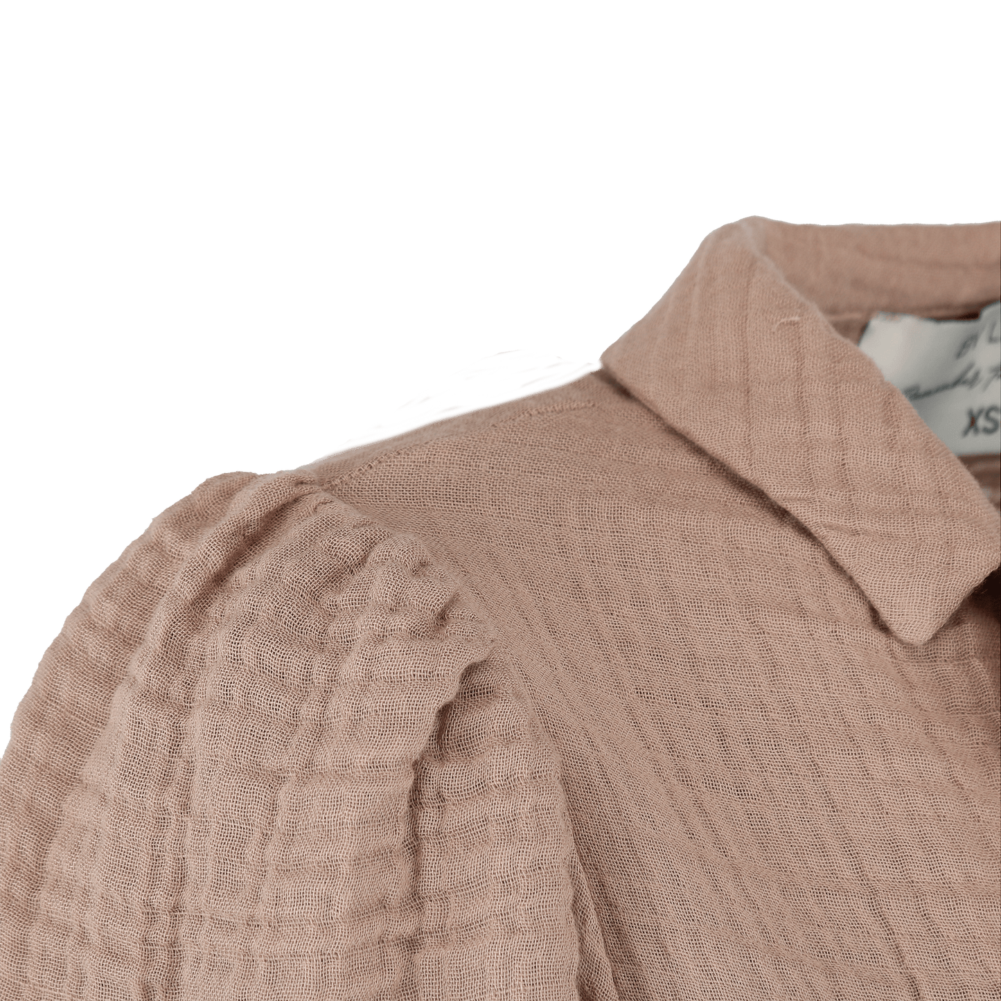 ByLien-Shop Meditate Musselin Skjortekjole - Simply Taupe