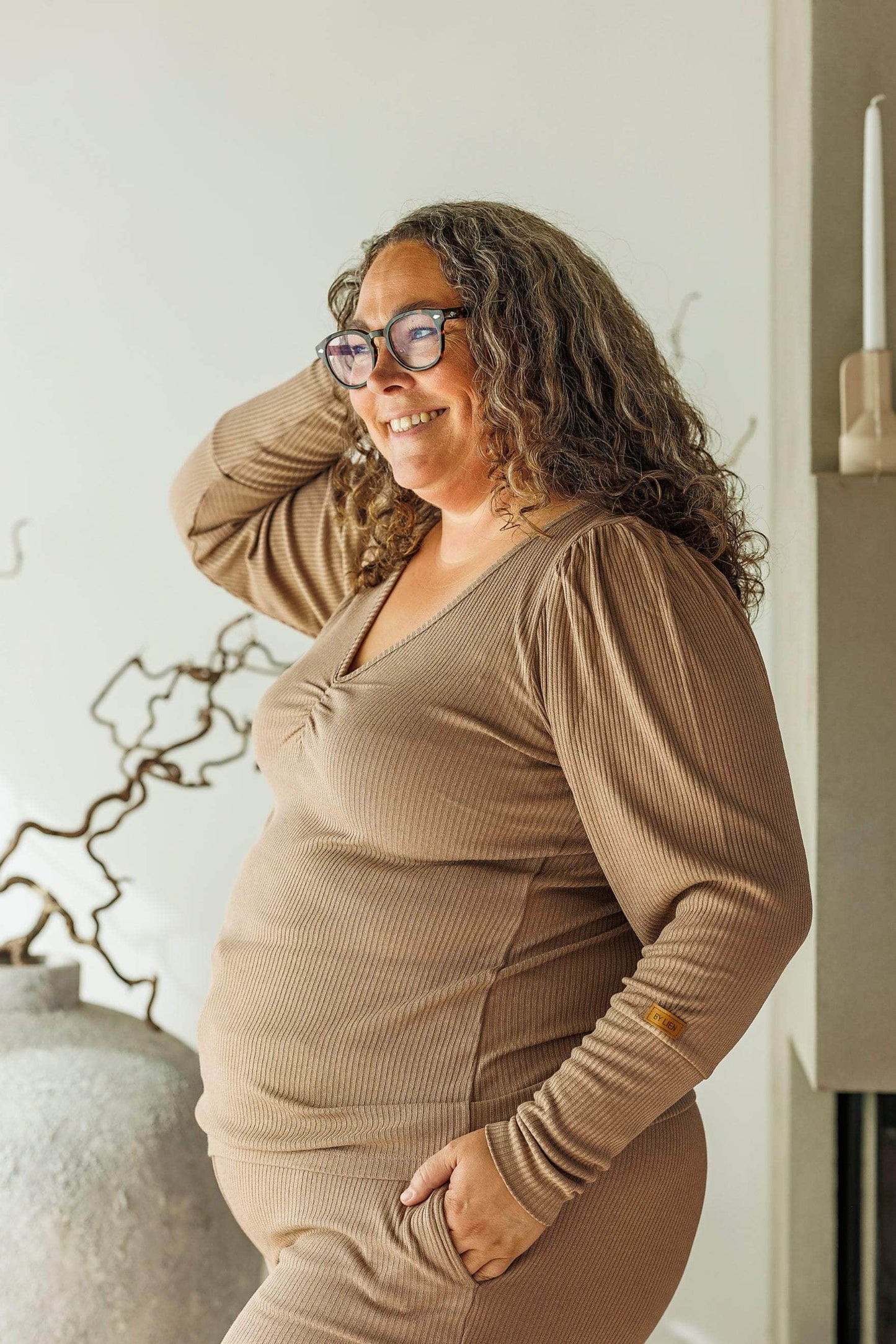 ByLien-Shop Peaceful Loungewear Genser - Portobello
