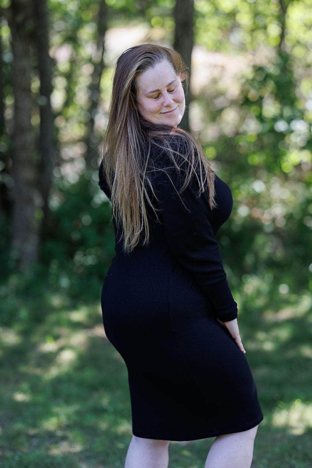 ByLien-Shop Peaceful Loungewear Kjole - Black Onyx