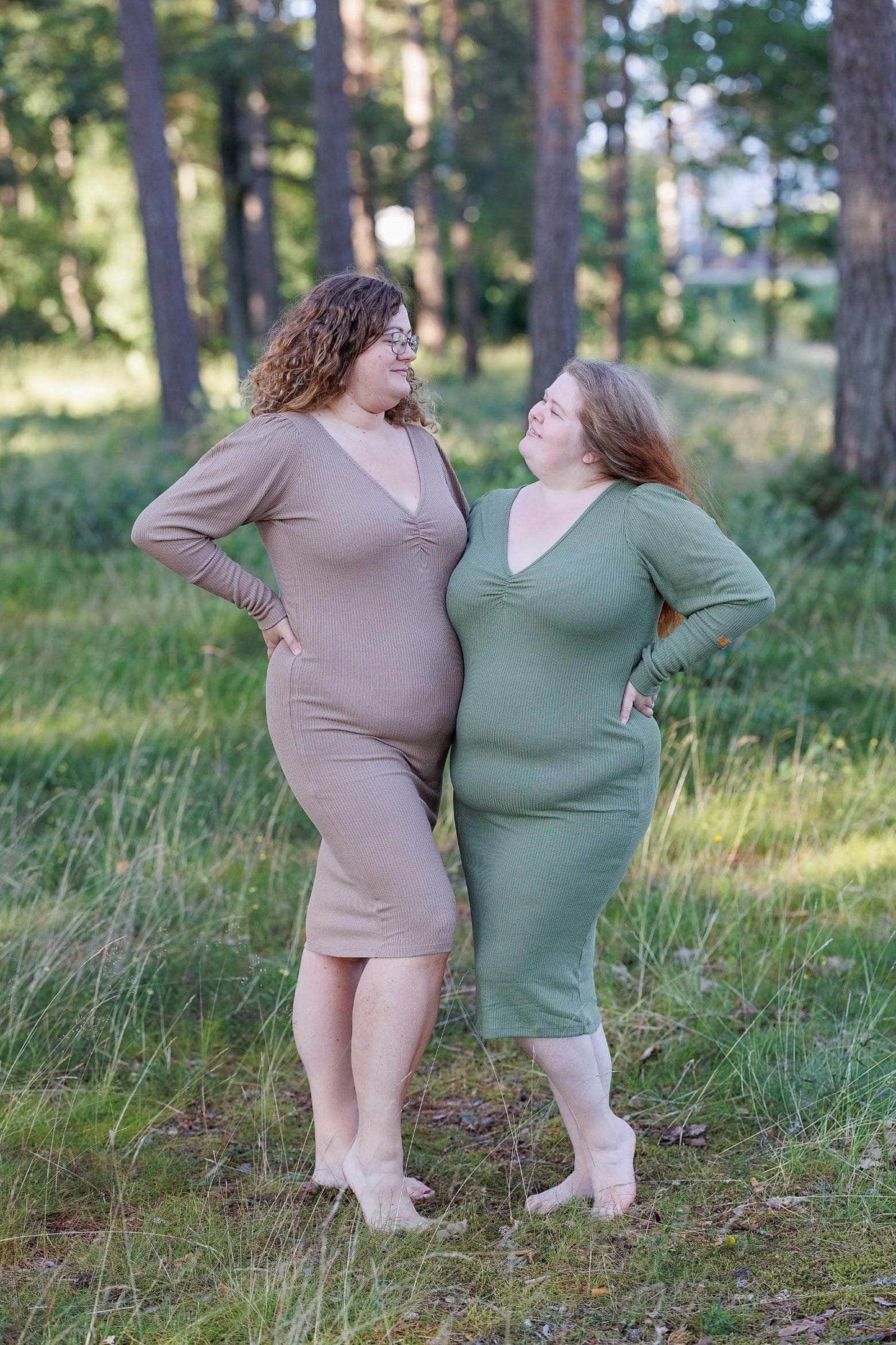 ByLien-Shop Peaceful Loungewear Kjole - Portabella