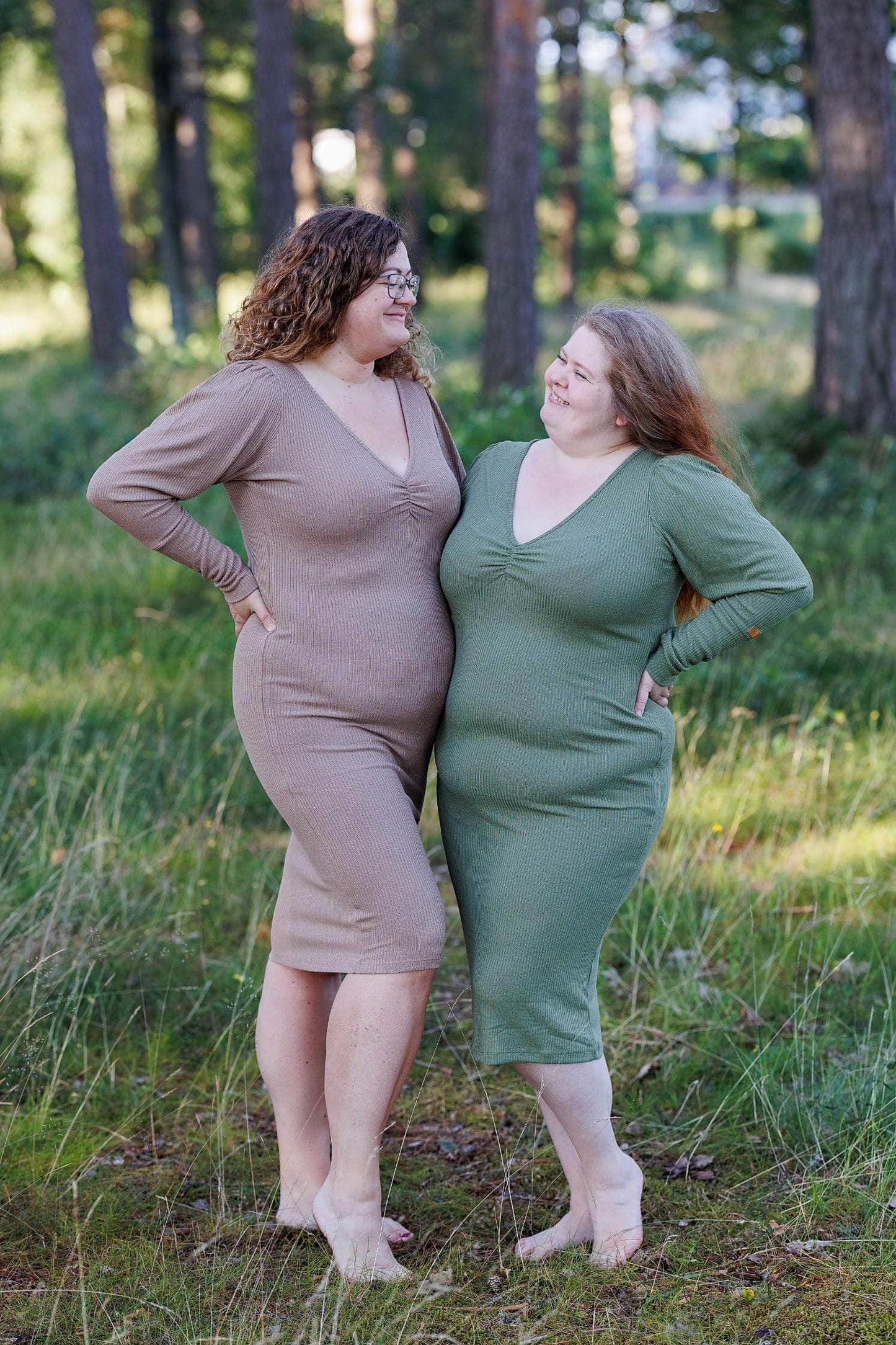 ByLien-Shop Peaceful Loungewear Kjole - Portabella