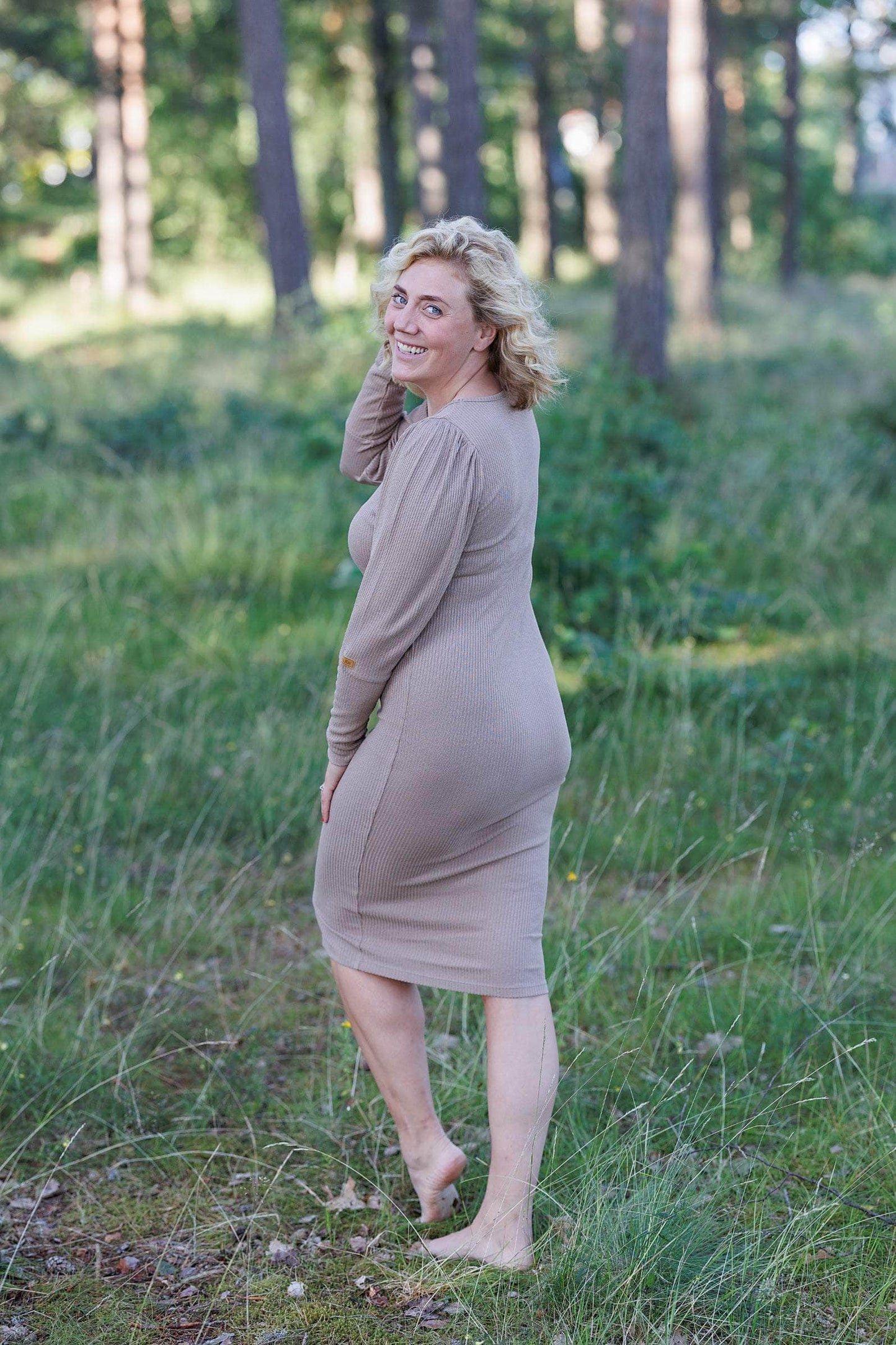 ByLien-Shop Peaceful Loungewear Kjole - Portabella