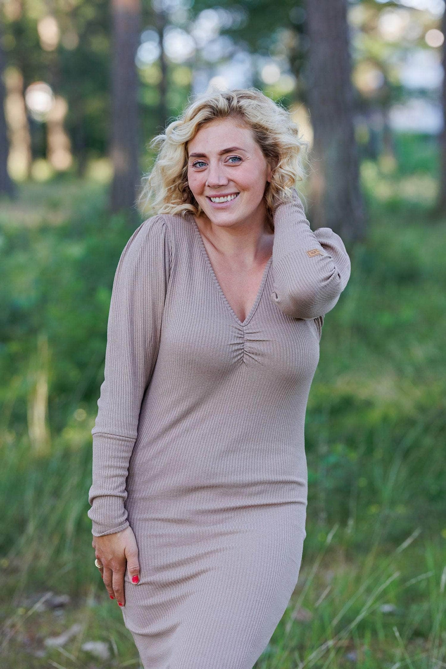 ByLien-Shop Peaceful Loungewear Kjole - Portabella