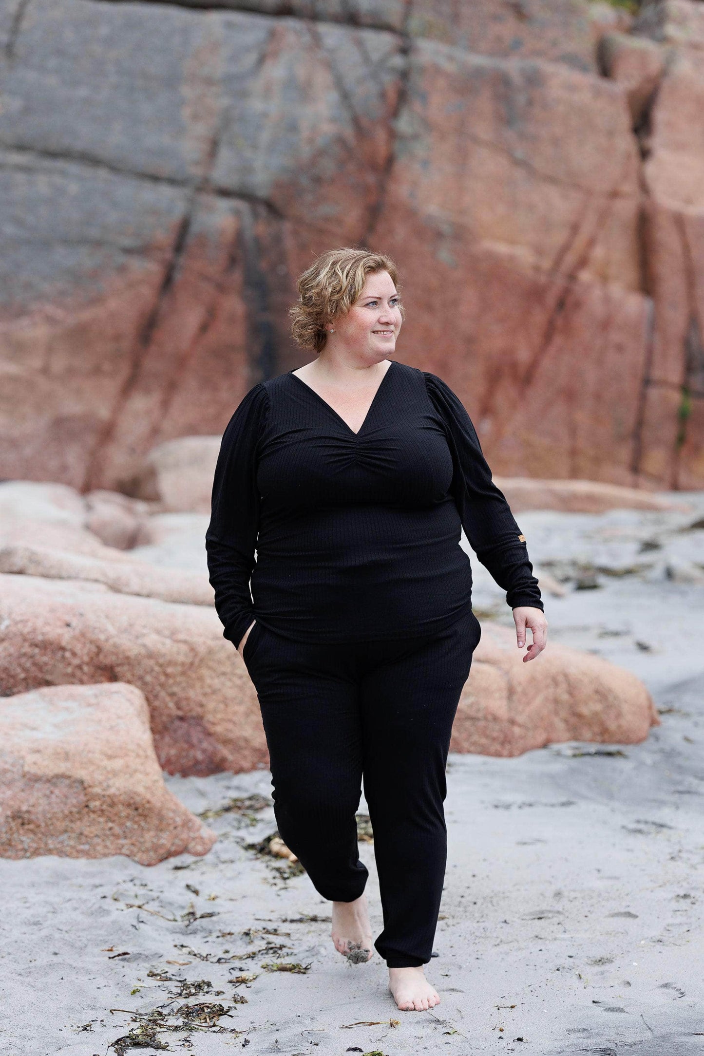 ByLien-Shop Relax Loungewear Bukse - Black Onyx