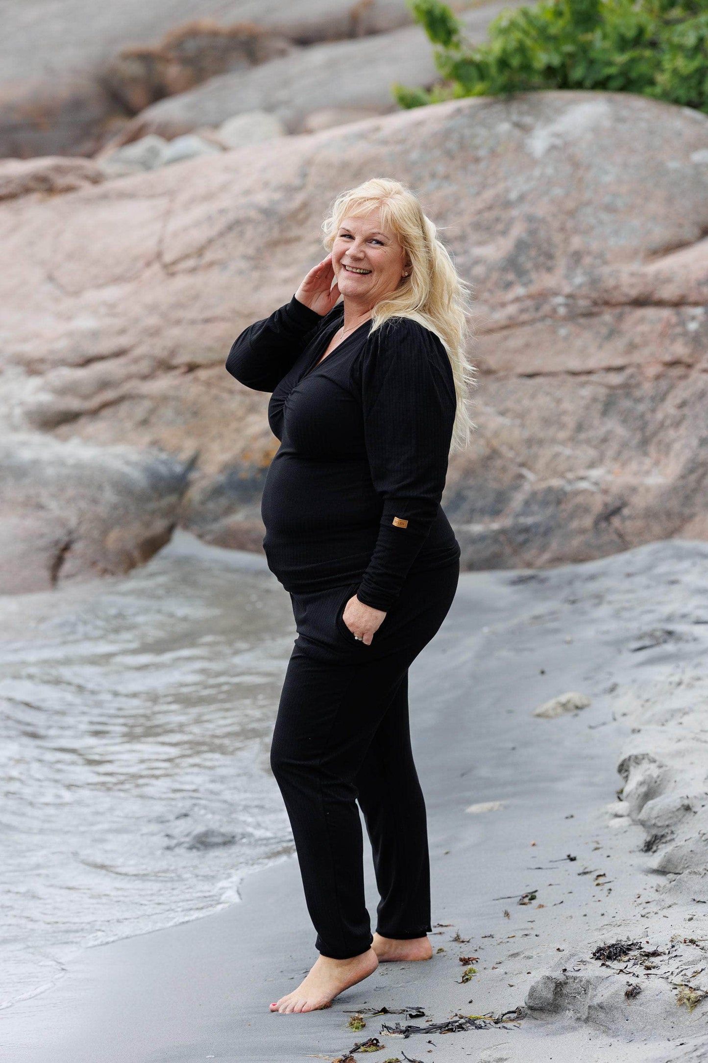 ByLien-Shop Relax Loungewear Bukse - Black Onyx
