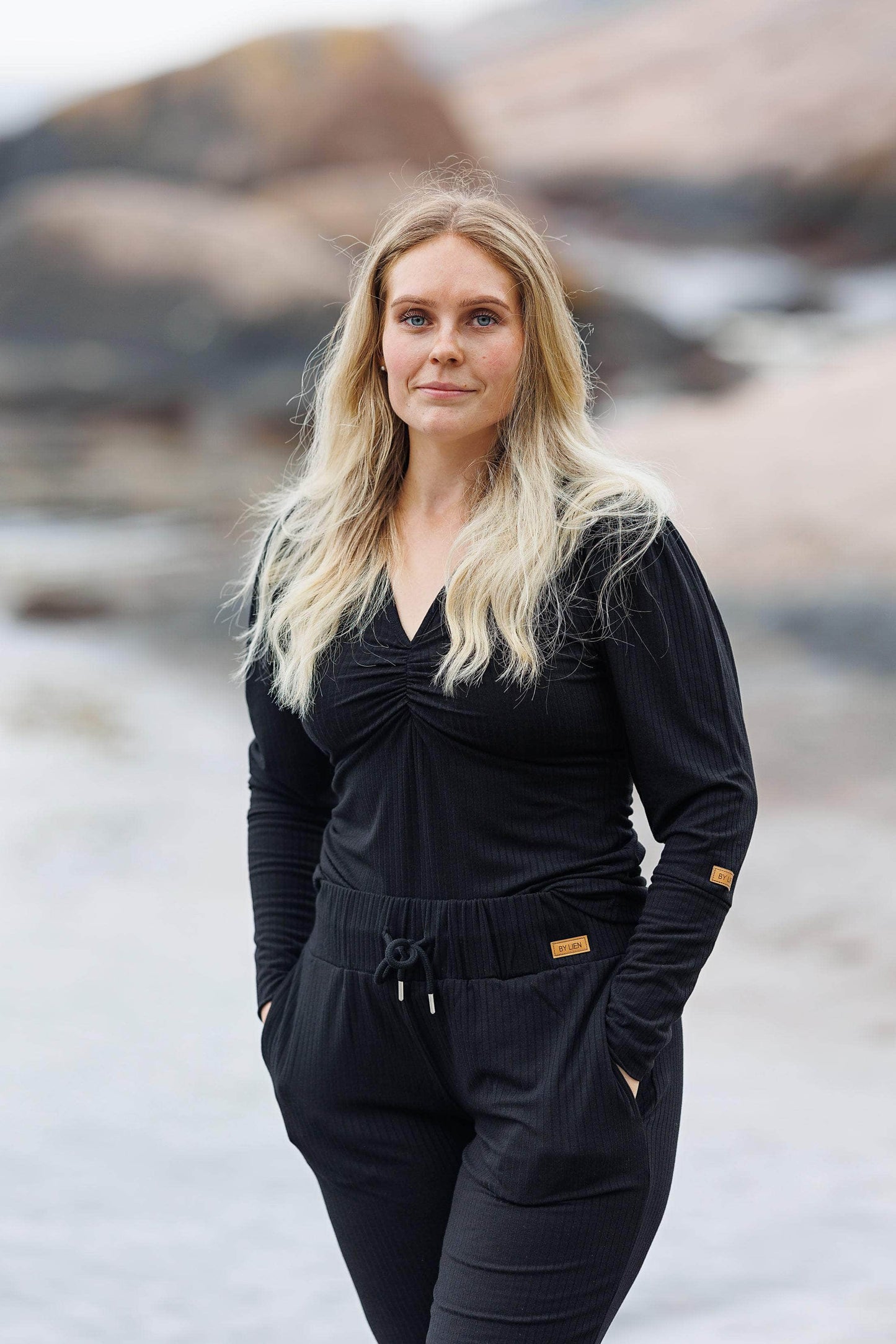 ByLien-Shop Relax Loungewear Bukse - Black Onyx