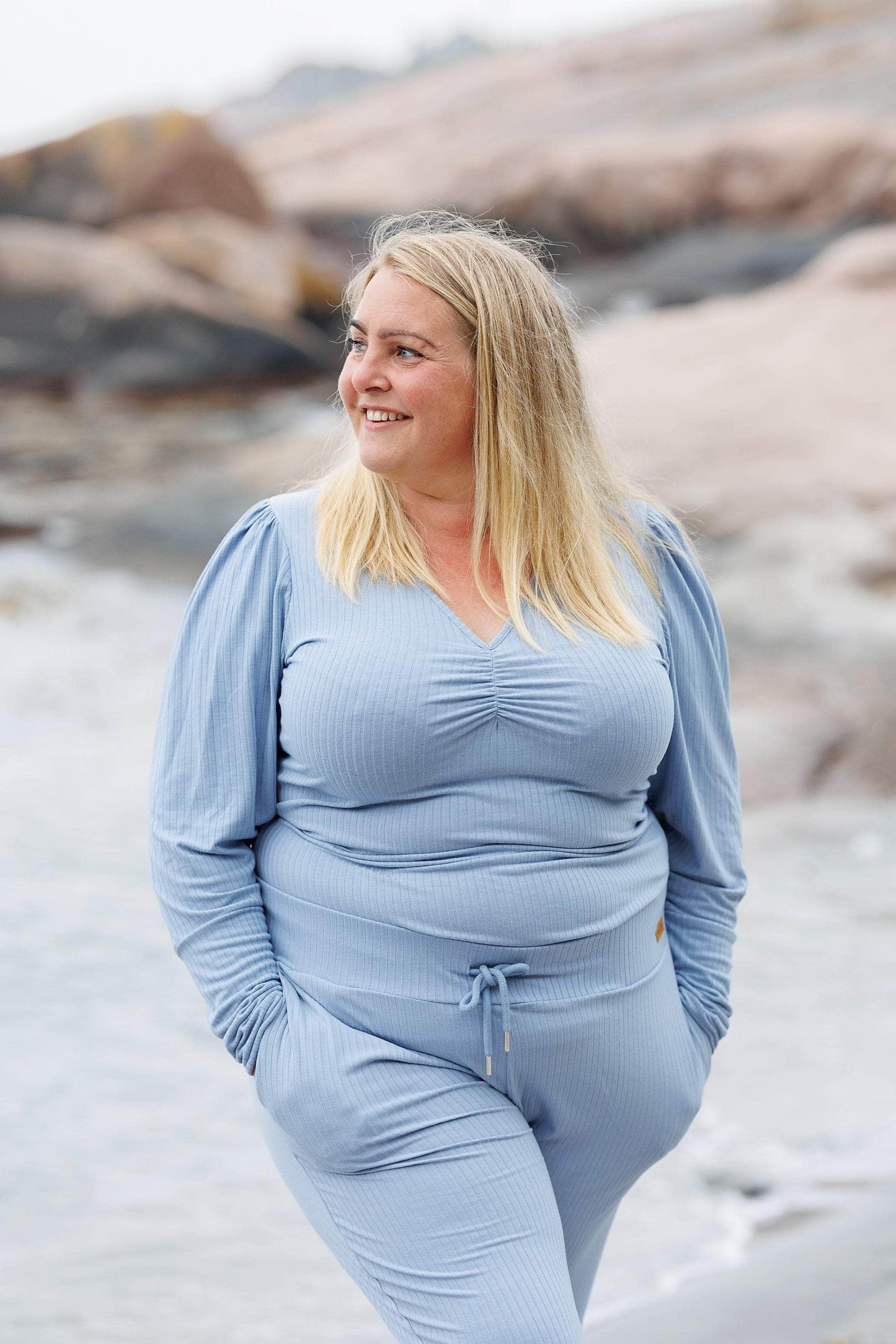 ByLien-Shop Relax Loungewear Bukse - Forever Blue