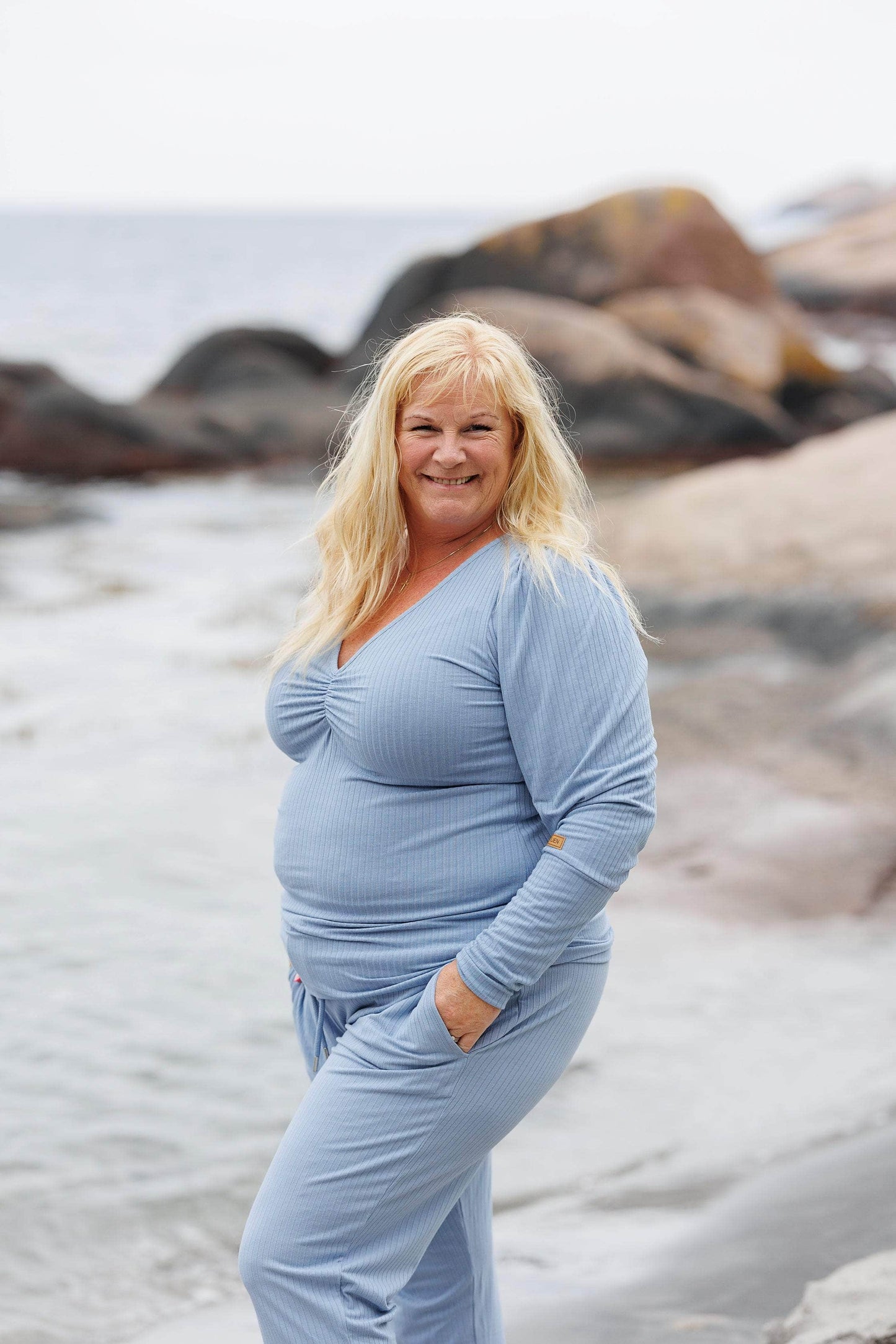 ByLien-Shop Relax Loungewear Bukse - Forever Blue