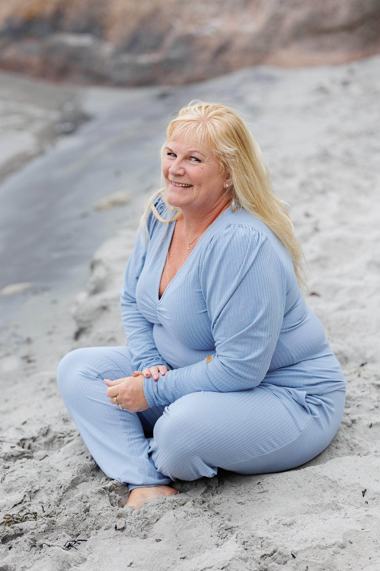 ByLien-Shop Relax Loungewear Bukse - Forever Blue