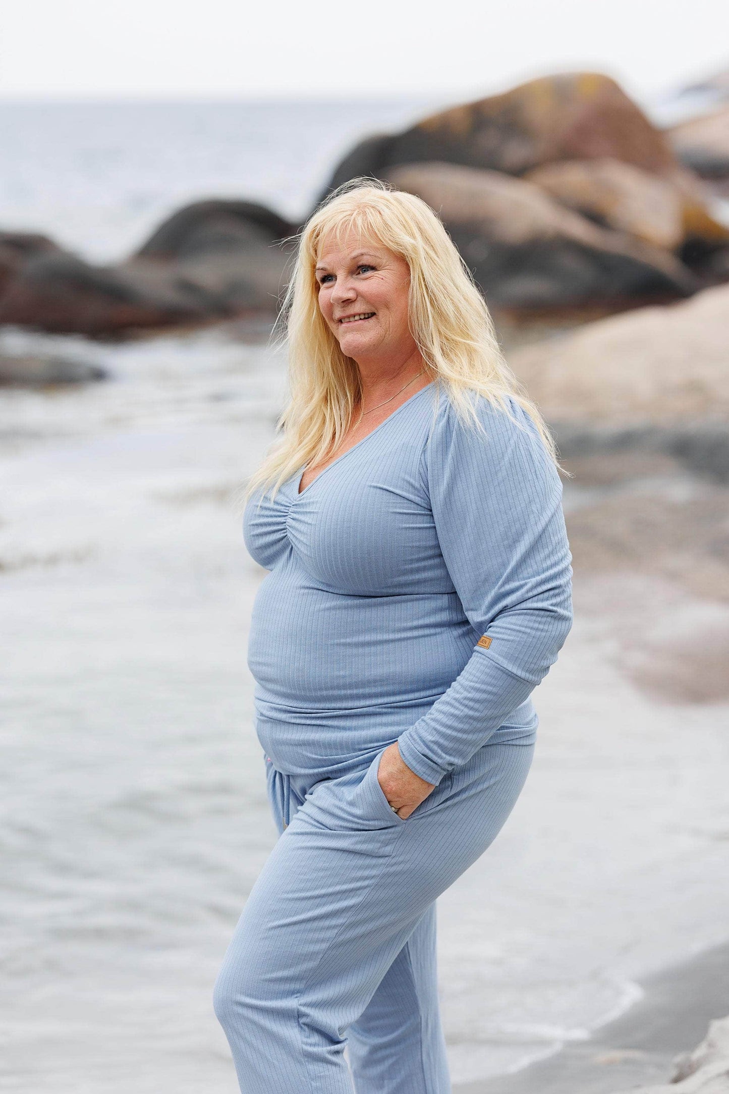 ByLien-Shop Relax Loungewear Bukse - Forever Blue