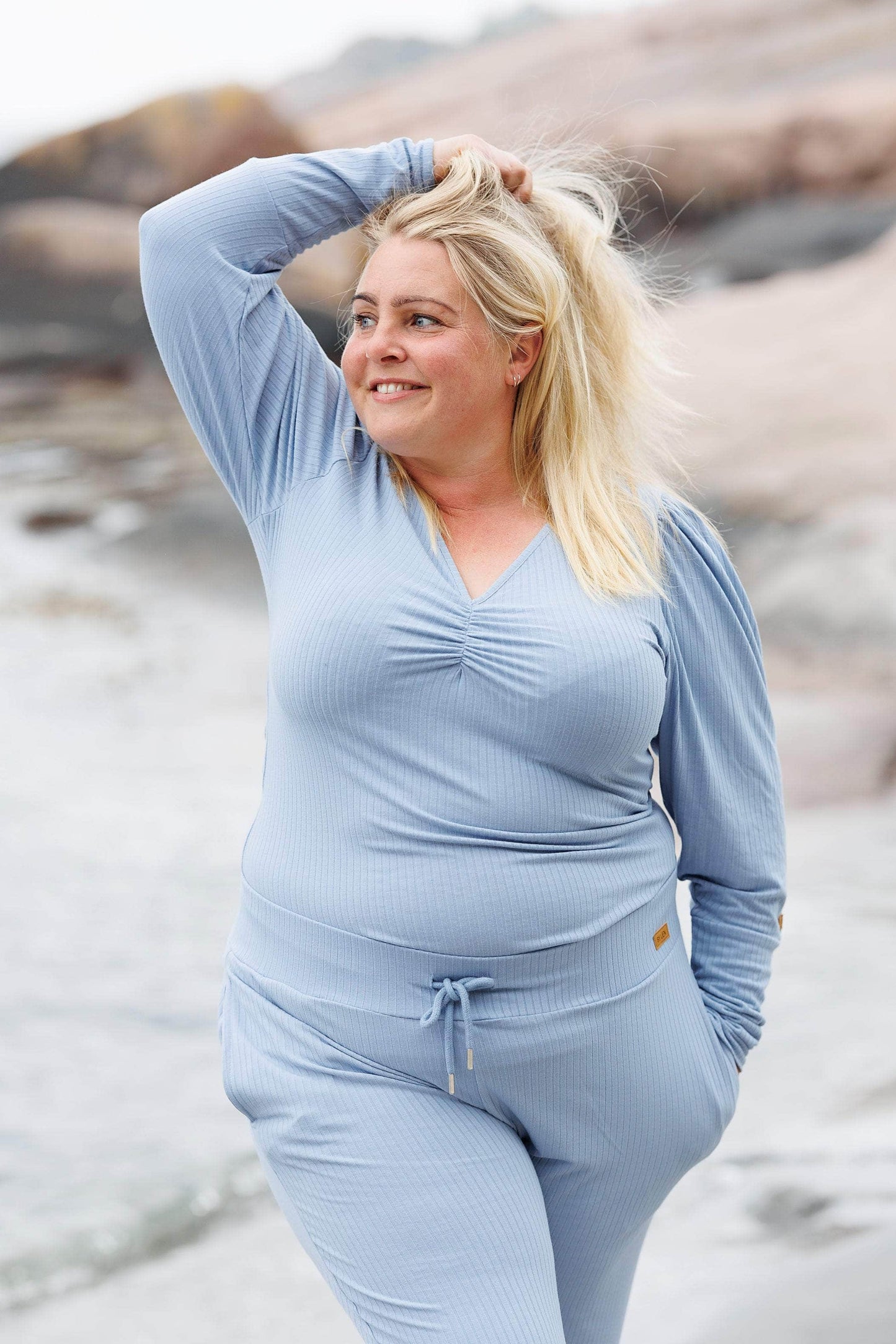 ByLien-Shop Relax Loungewear Bukse - Forever Blue