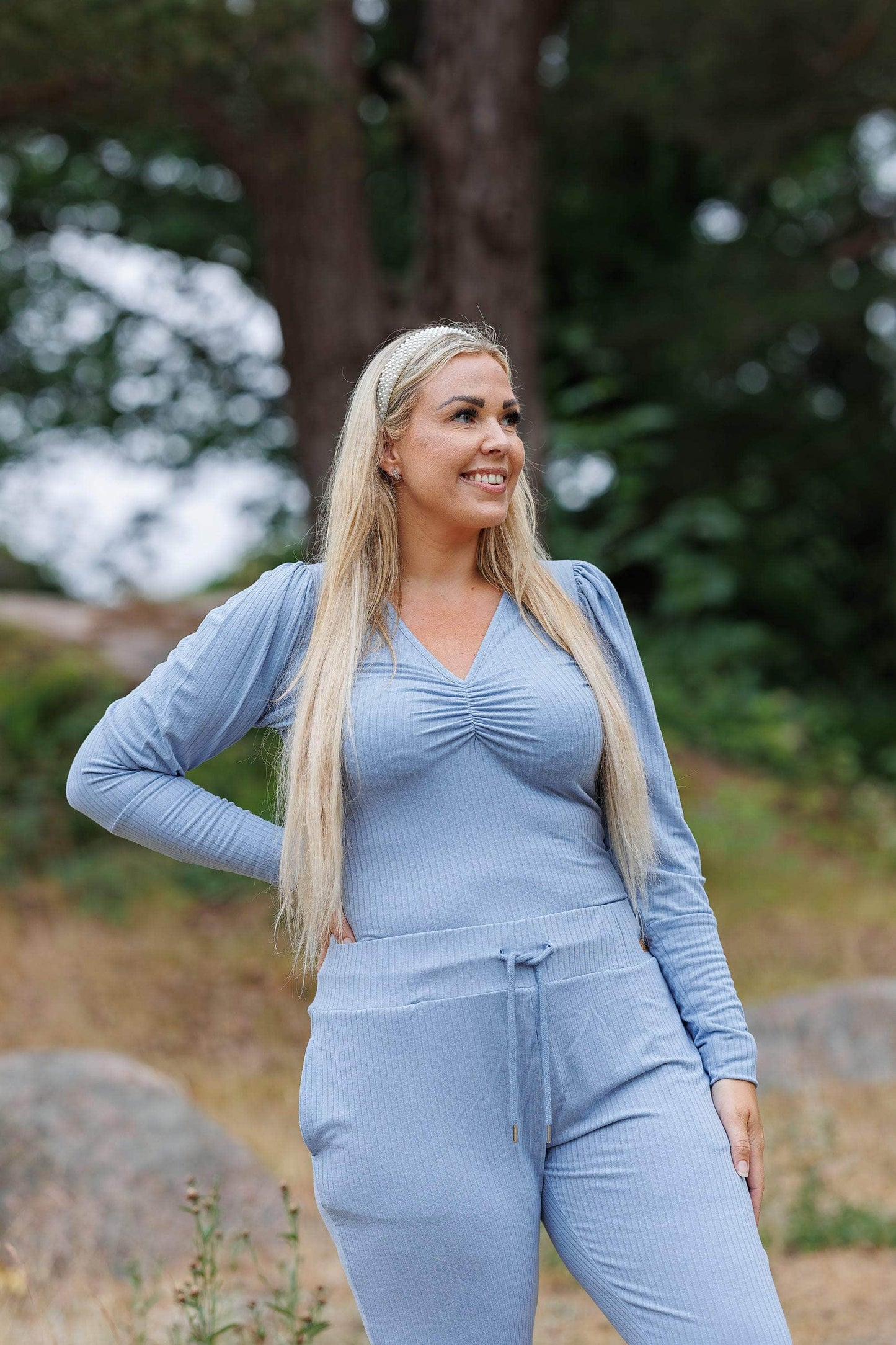 ByLien-Shop Relax Loungewear Bukse - Forever Blue