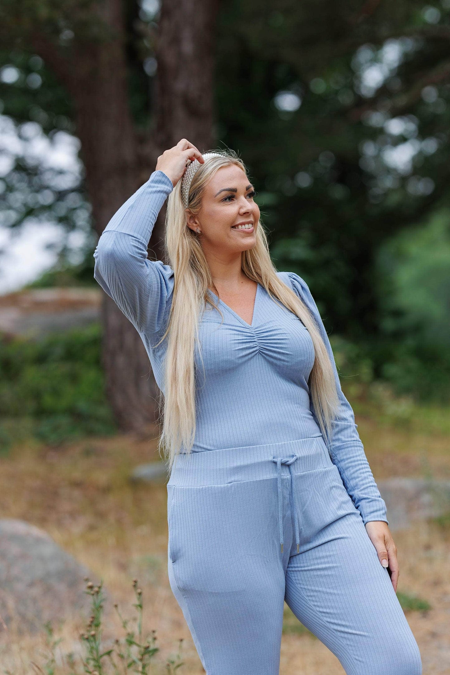 ByLien-Shop Relax Loungewear Bukse - Forever Blue