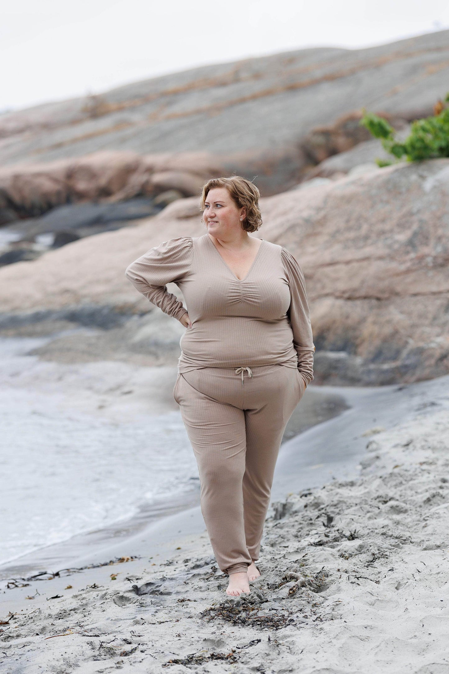 ByLien-Shop Relax Loungewear Bukse - Simply Taupe