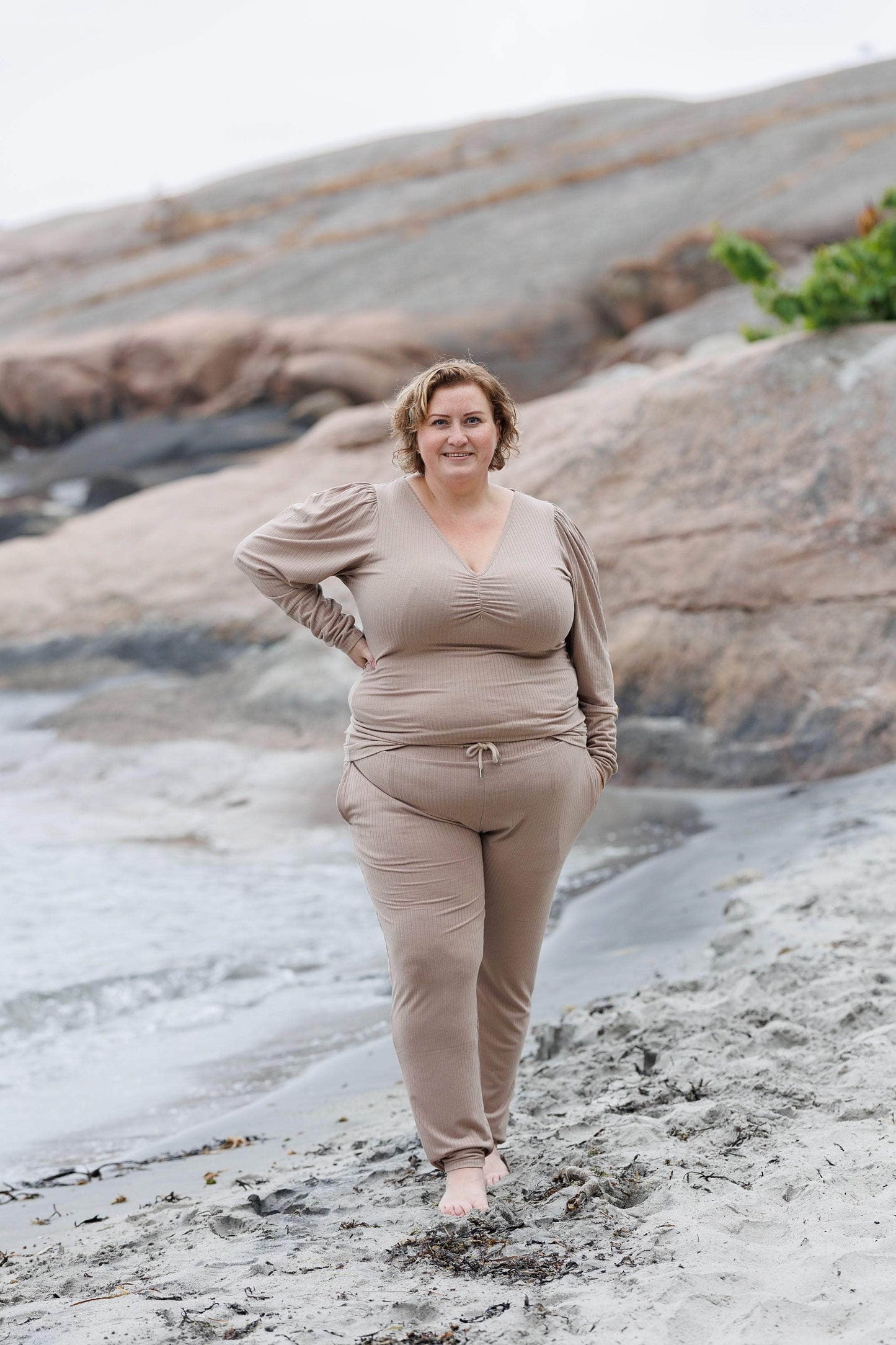 ByLien-Shop Relax Loungewear Bukse - Simply Taupe