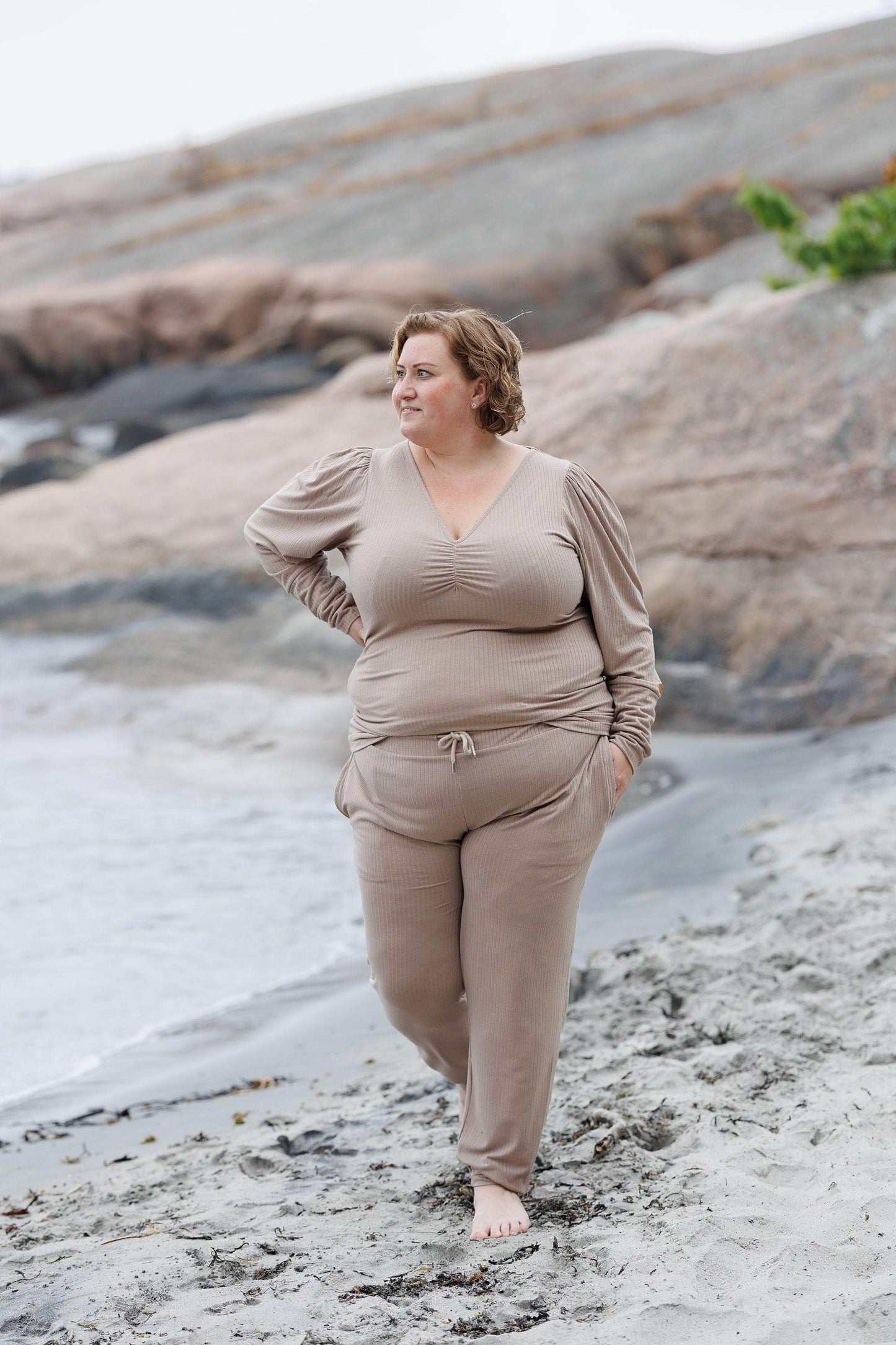 ByLien-Shop Relax Loungewear Bukse - Simply Taupe