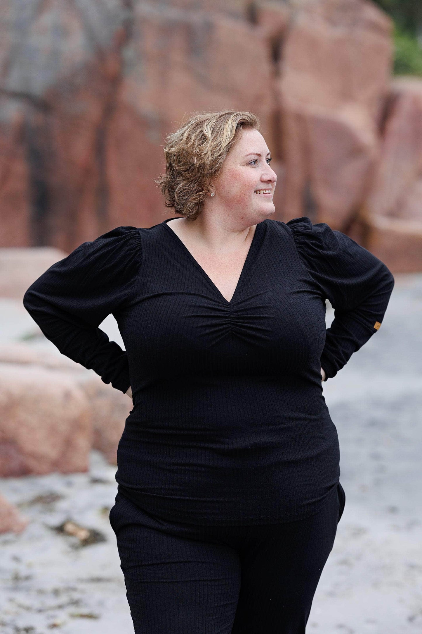 ByLien-Shop Relax Loungewear Genser - Black Onyx