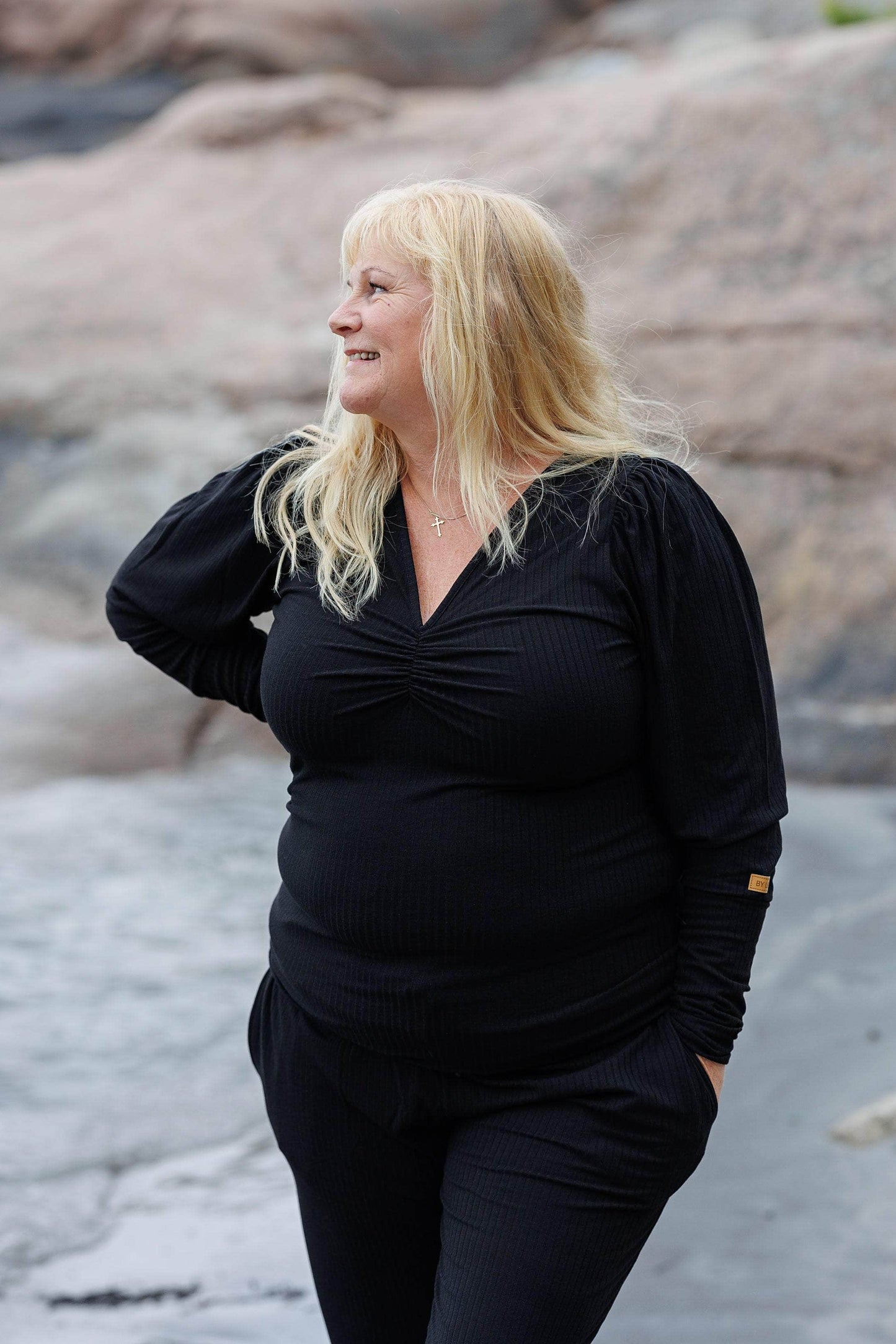 ByLien-Shop Relax Loungewear Genser - Black Onyx