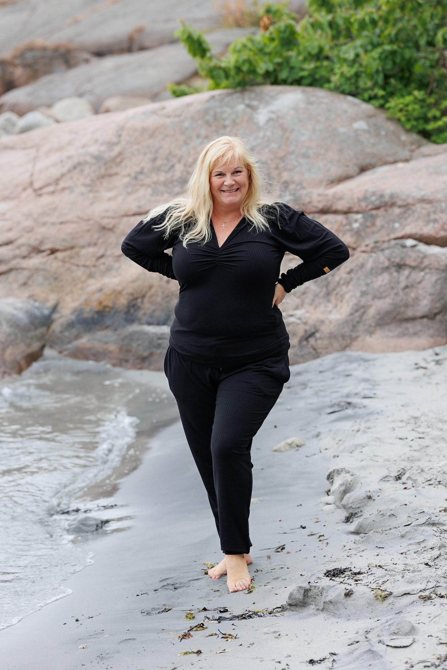 ByLien-Shop Relax Loungewear Genser - Black Onyx