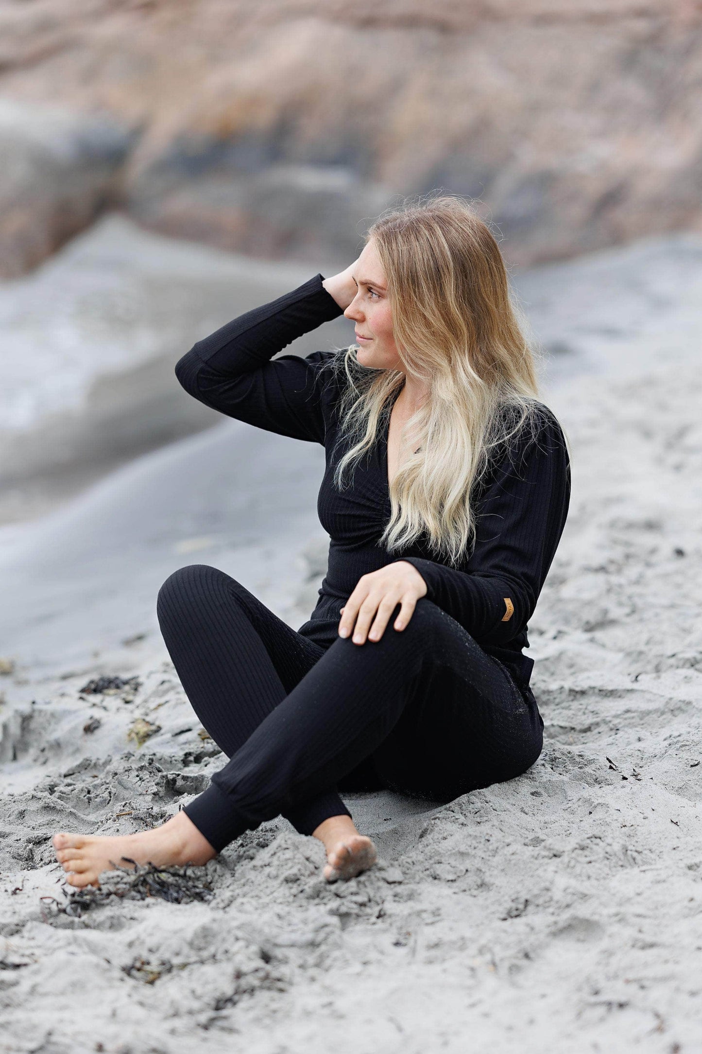 ByLien-Shop Relax Loungewear Genser - Black Onyx
