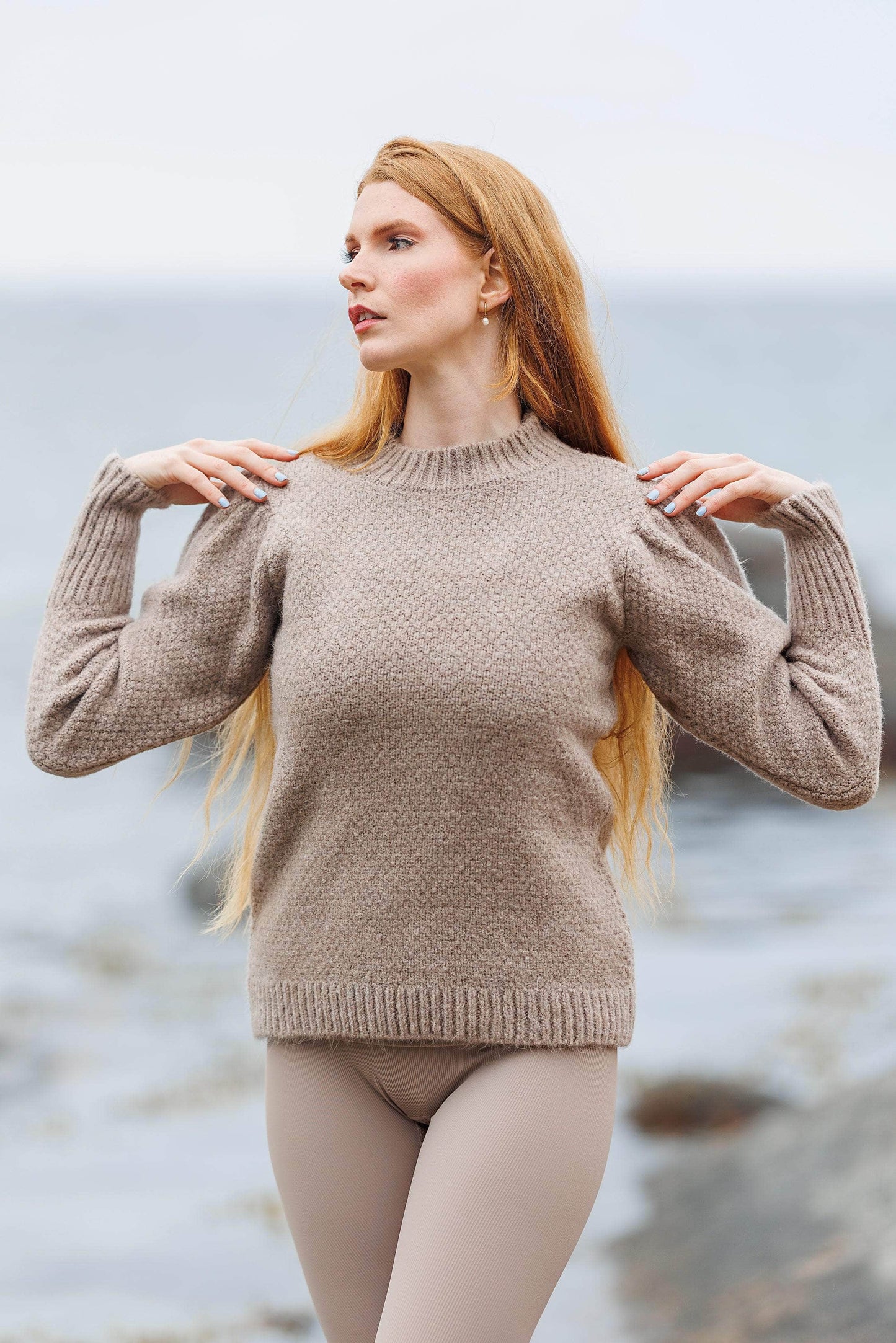 ByLien-Shop S Chunky Sweater - Simply Taupe