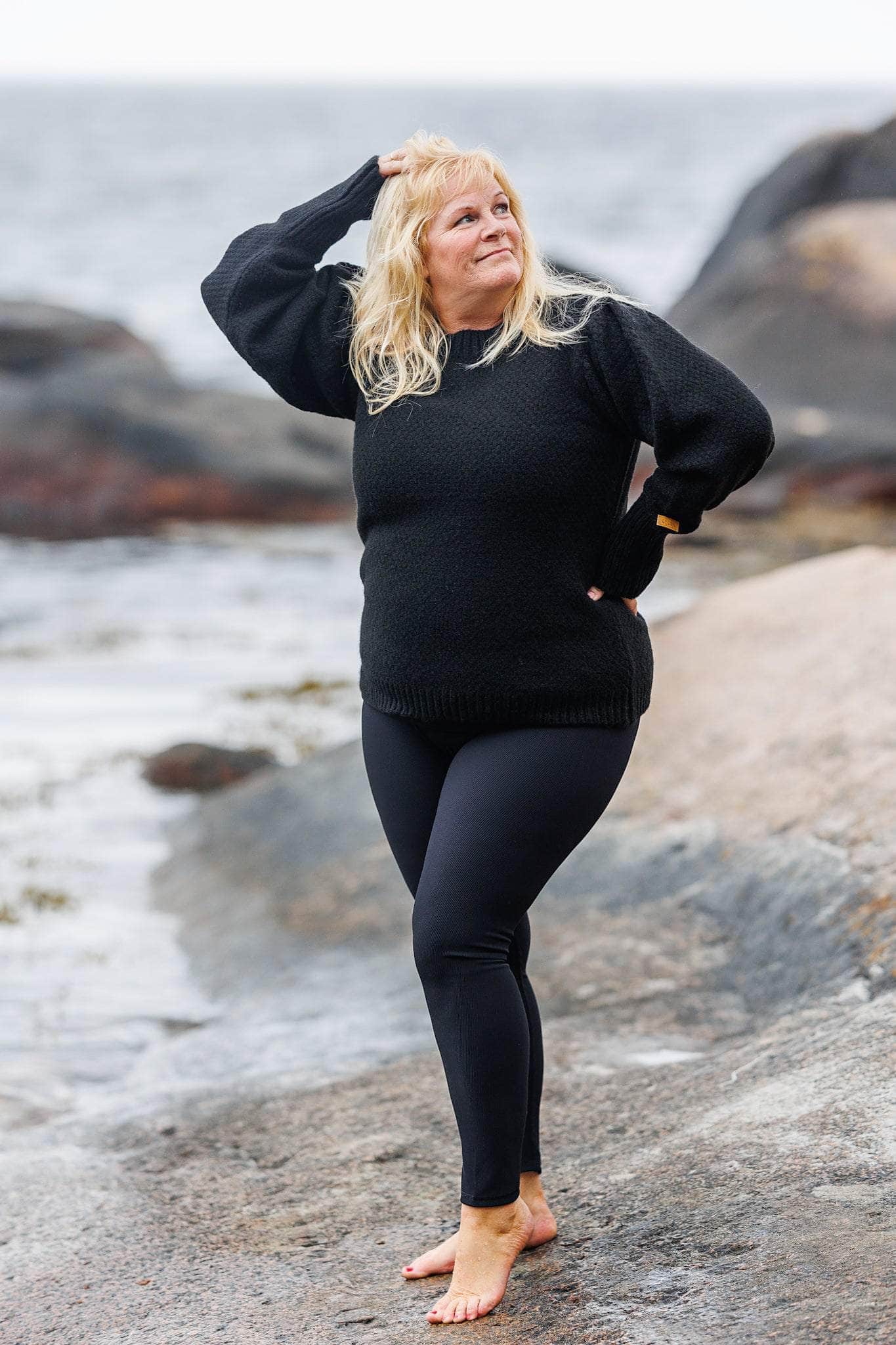 ByLien-Shop XL Chunky Sweater - Black Onyx