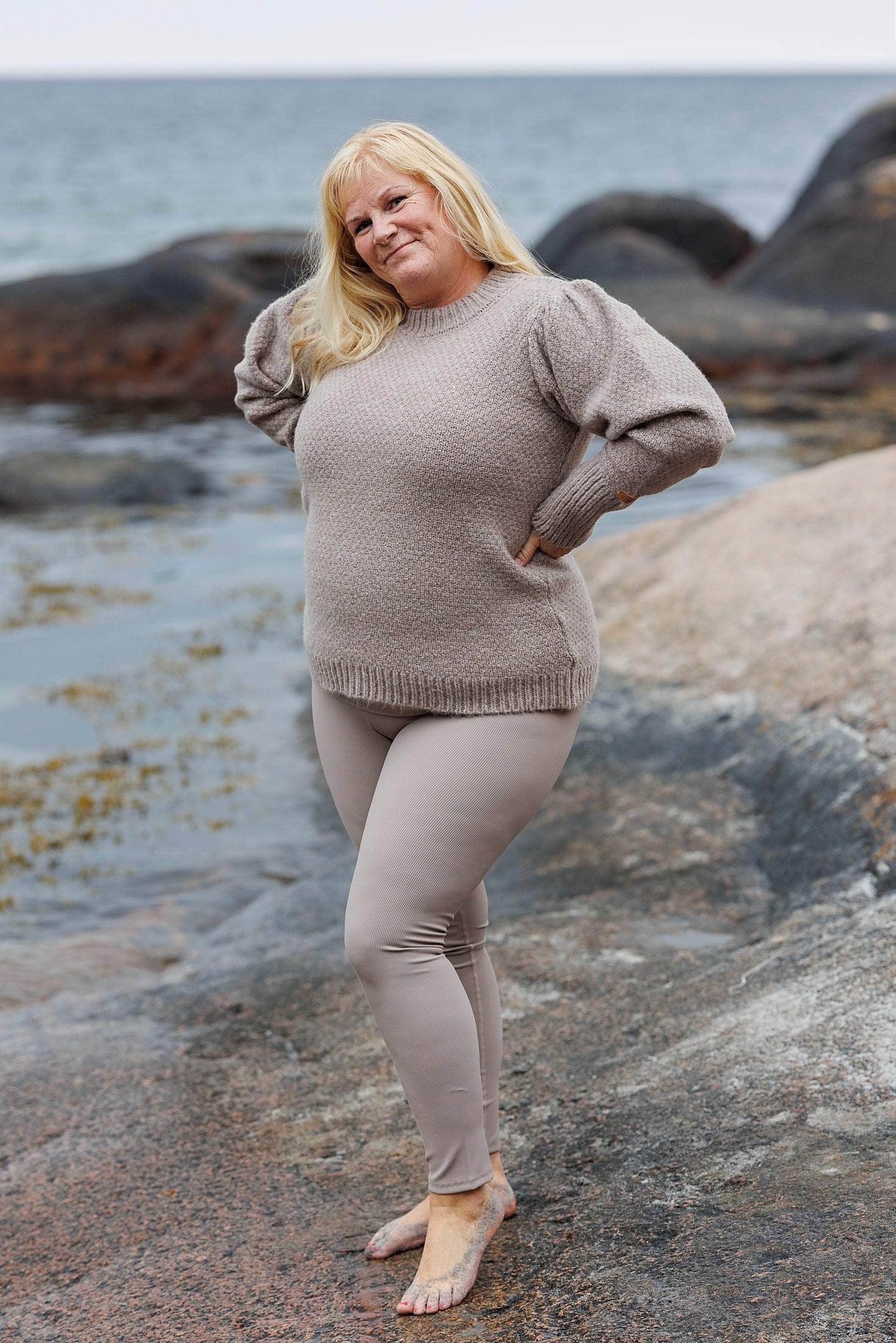 ByLien-Shop XL Chunky Sweater - Simply Taupe