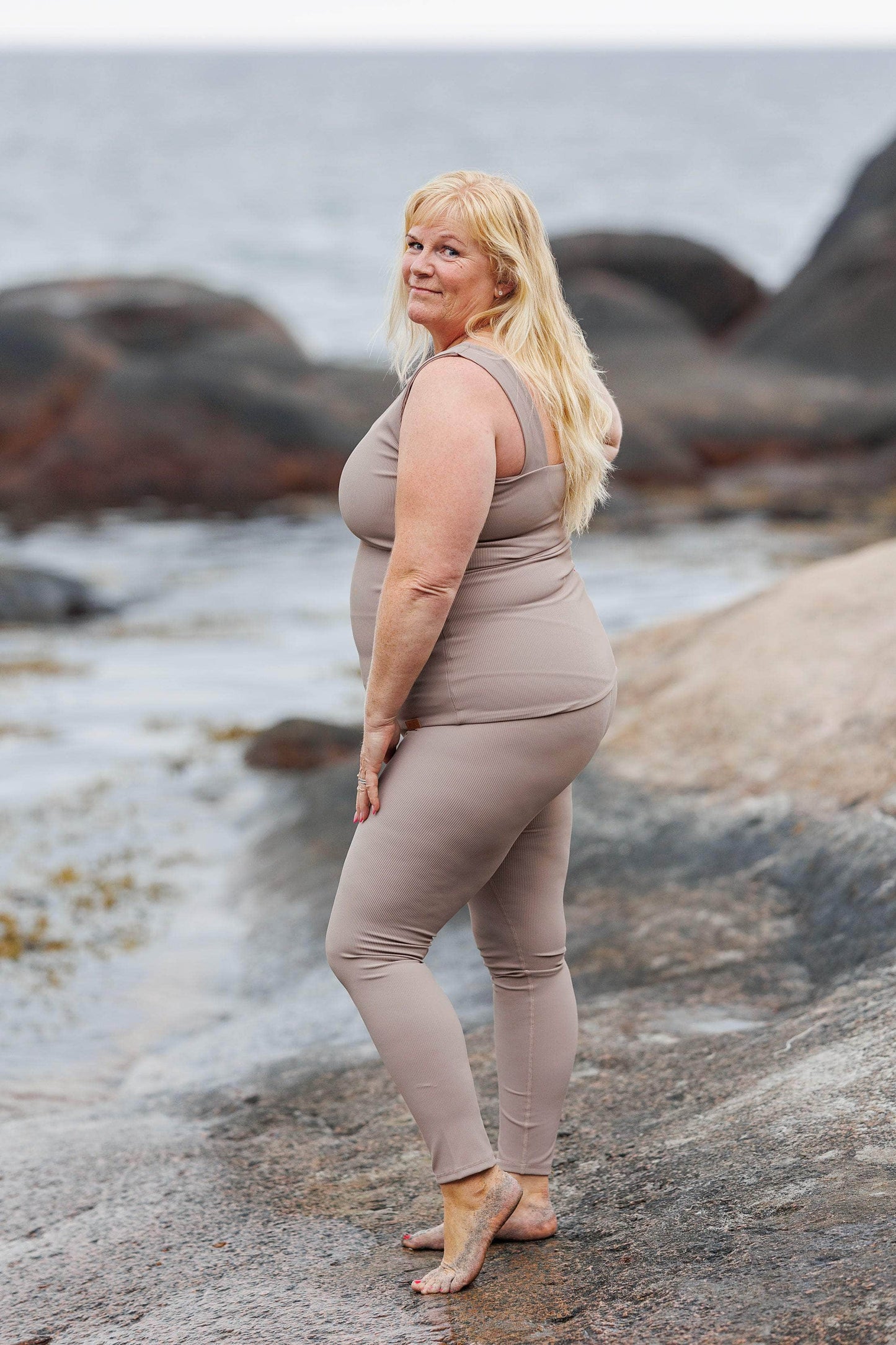 ByLien-Shop XL Heal Singlet - Simply Taupe